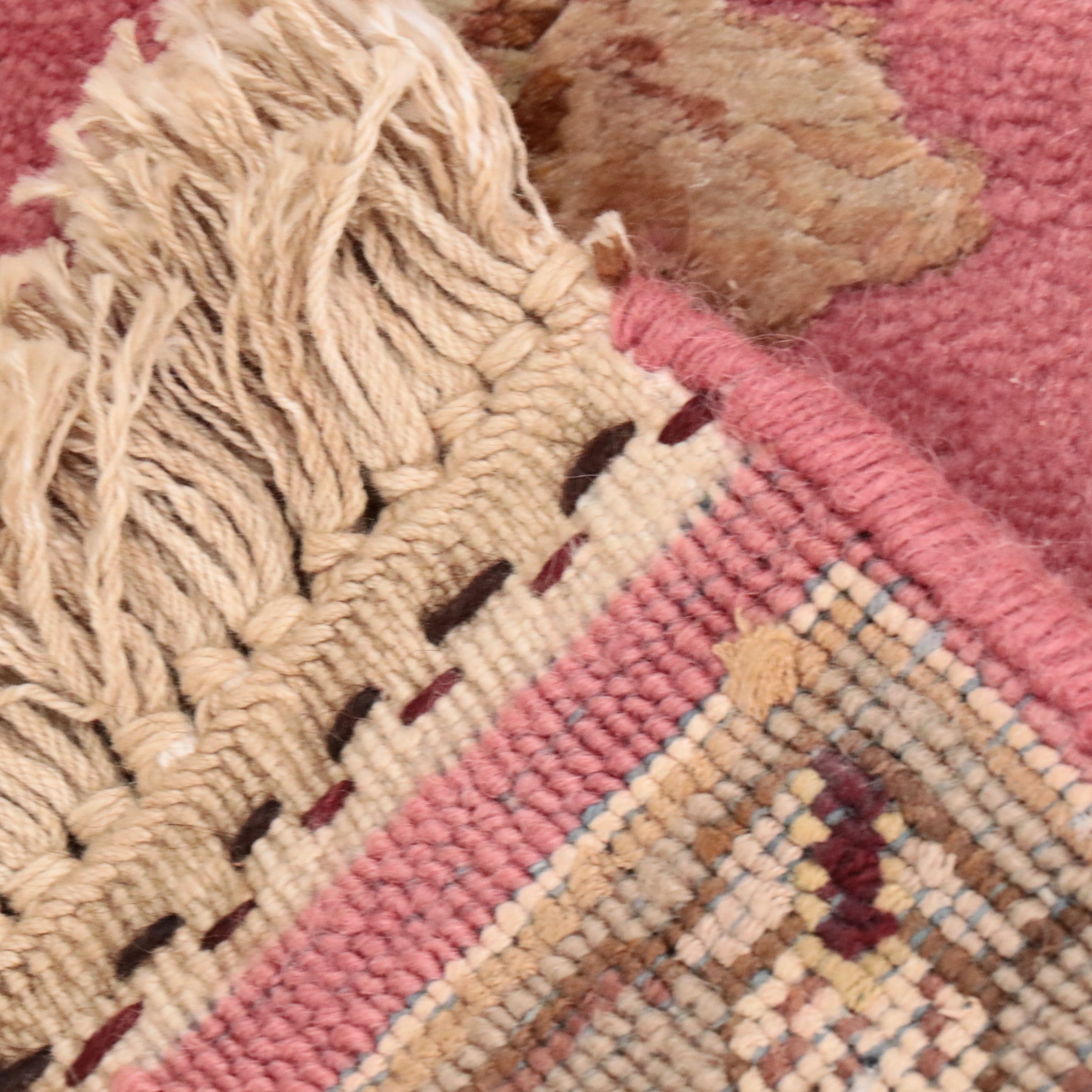 4'3 x 15'5 Hand-Knotted Indo-Persian Tabriz Long Rug