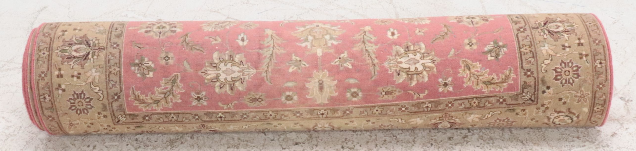 4'3 x 15'5 Hand-Knotted Indo-Persian Tabriz Long Rug