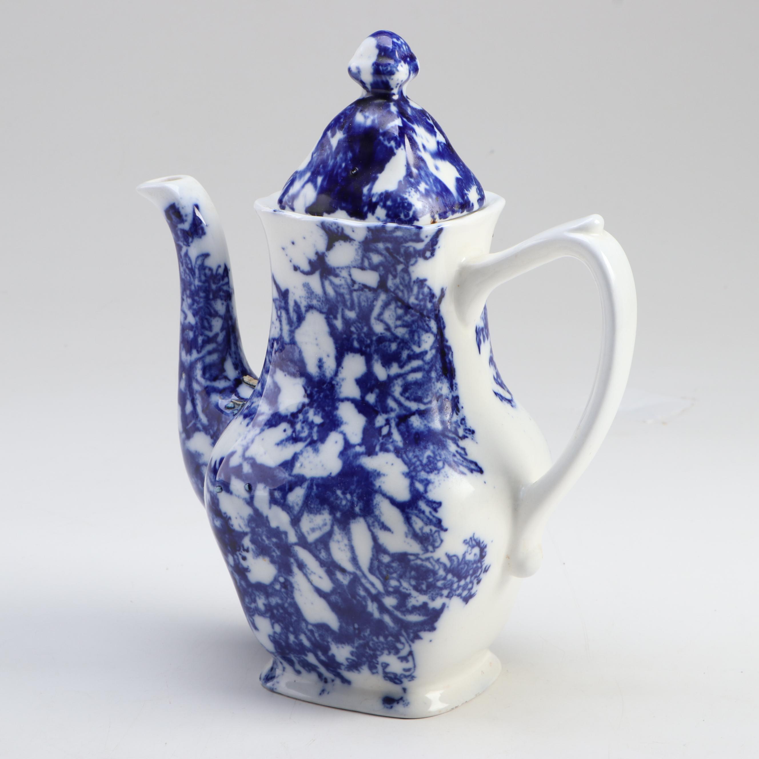 Grindley "Progress" and "Lorne" Flow Blue Gravy and Butter with Other Serveware