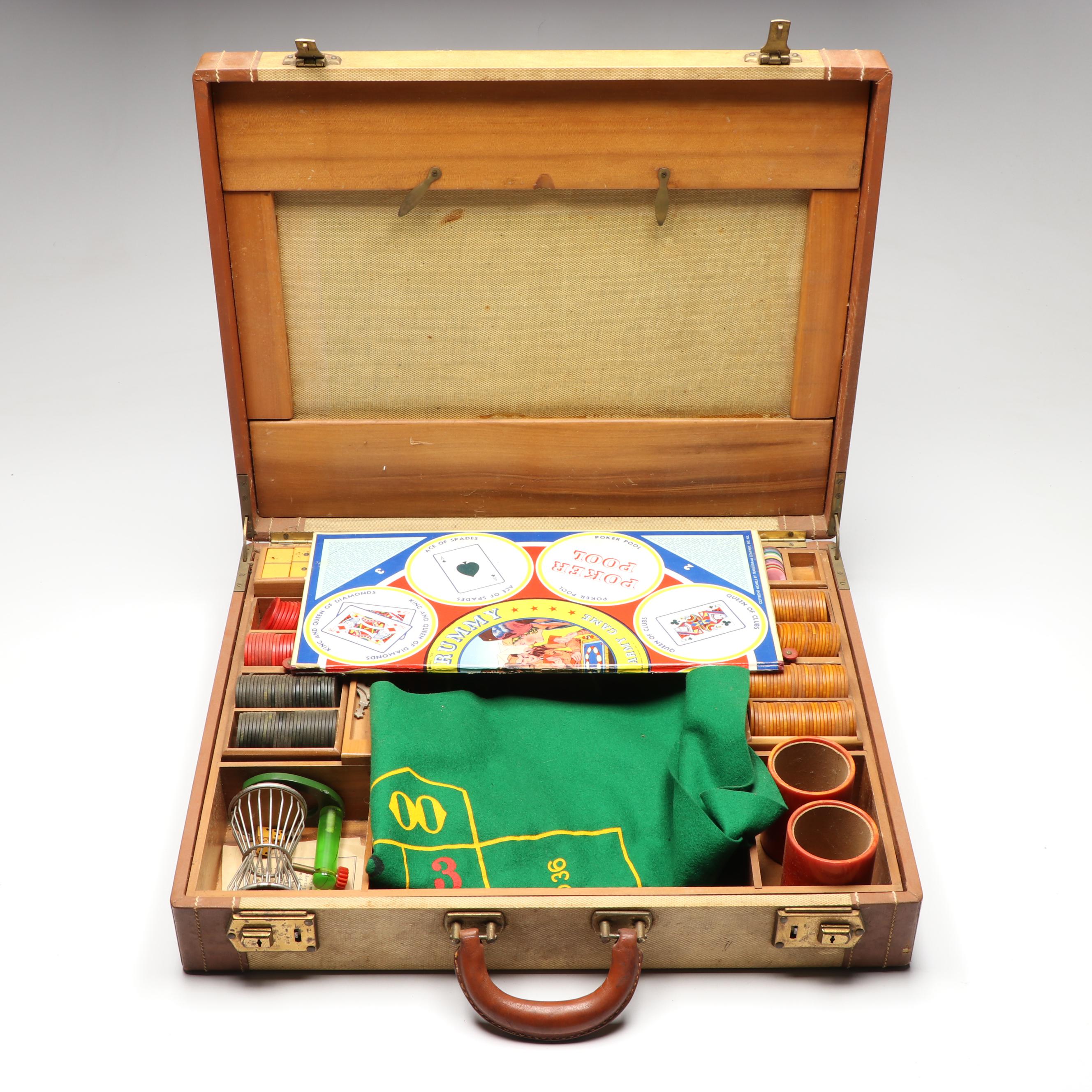 Vintage Poker Games in Case