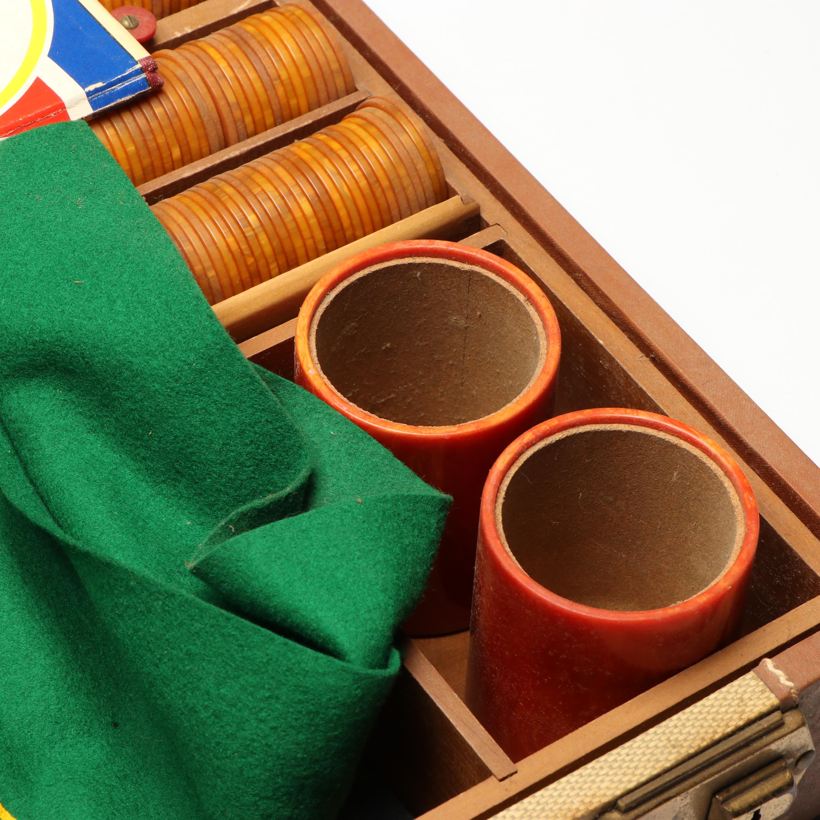 Vintage Poker Games in Case