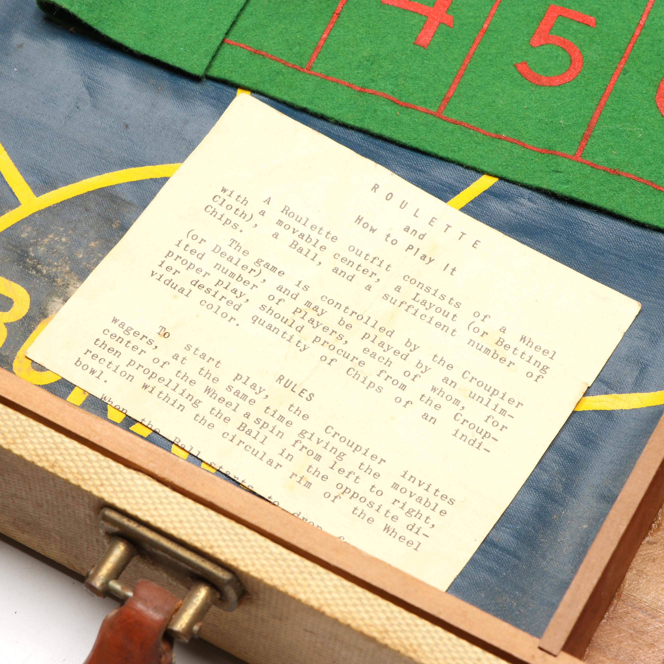 Vintage Poker Games in Case