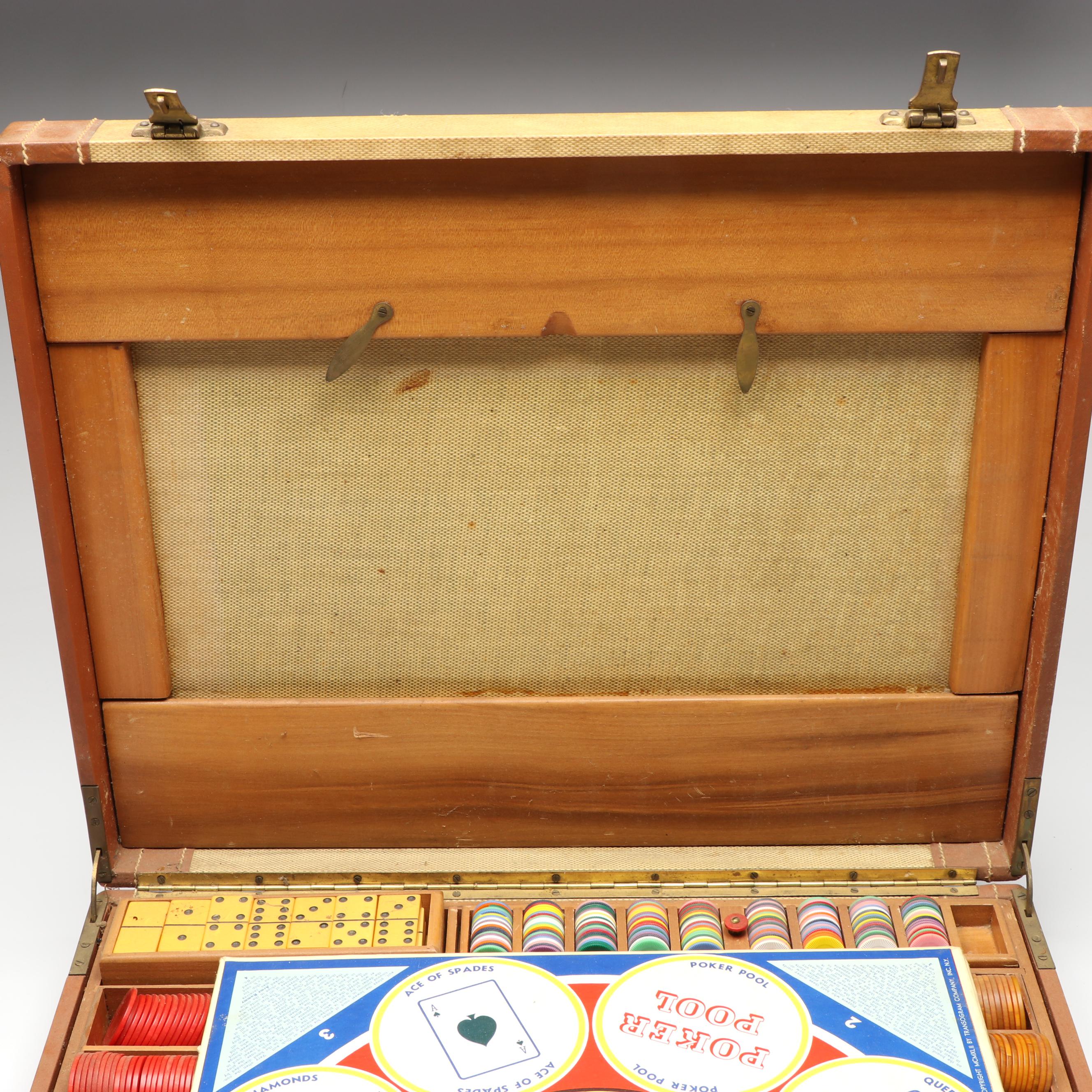 Vintage Poker Games in Case
