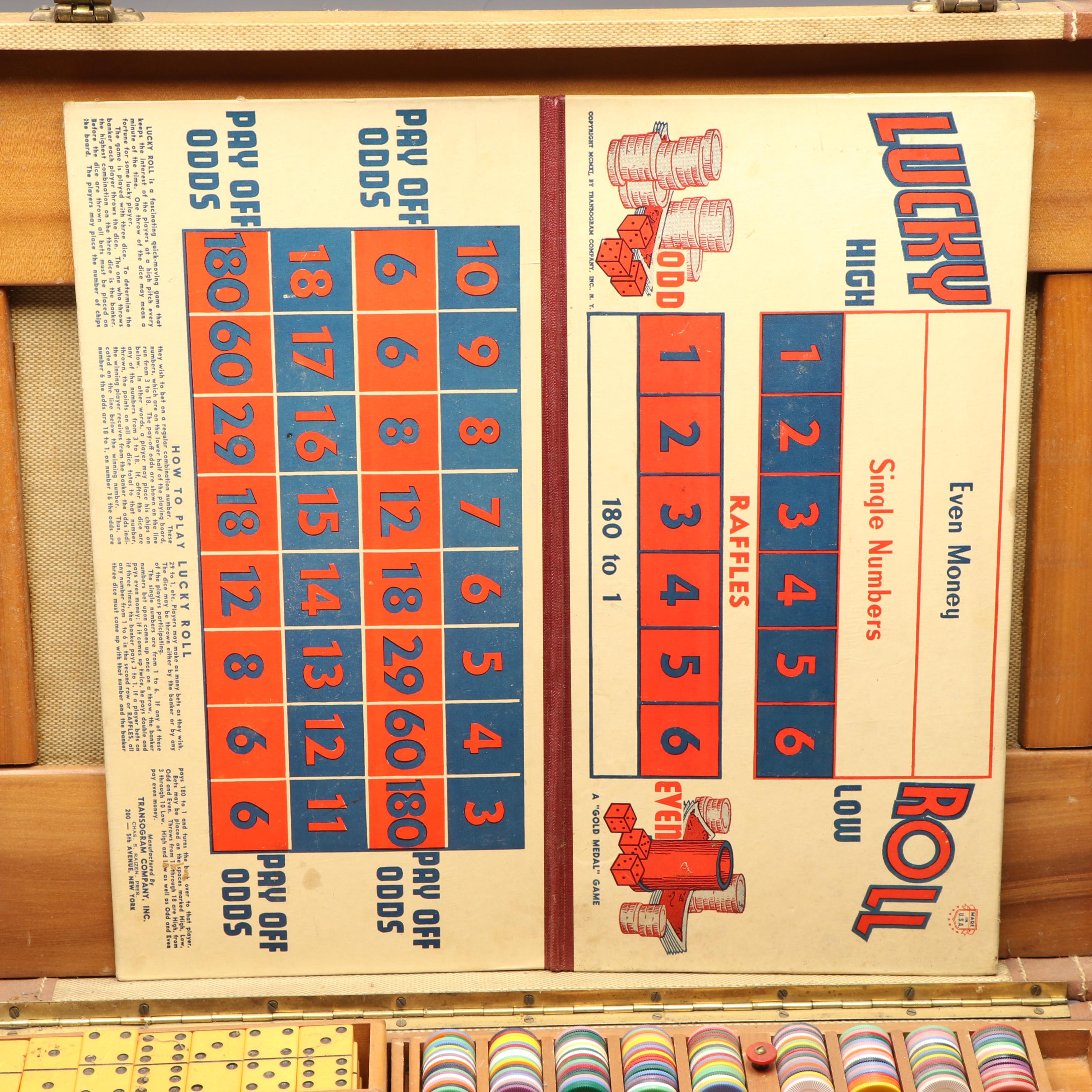 Vintage Poker Games in Case