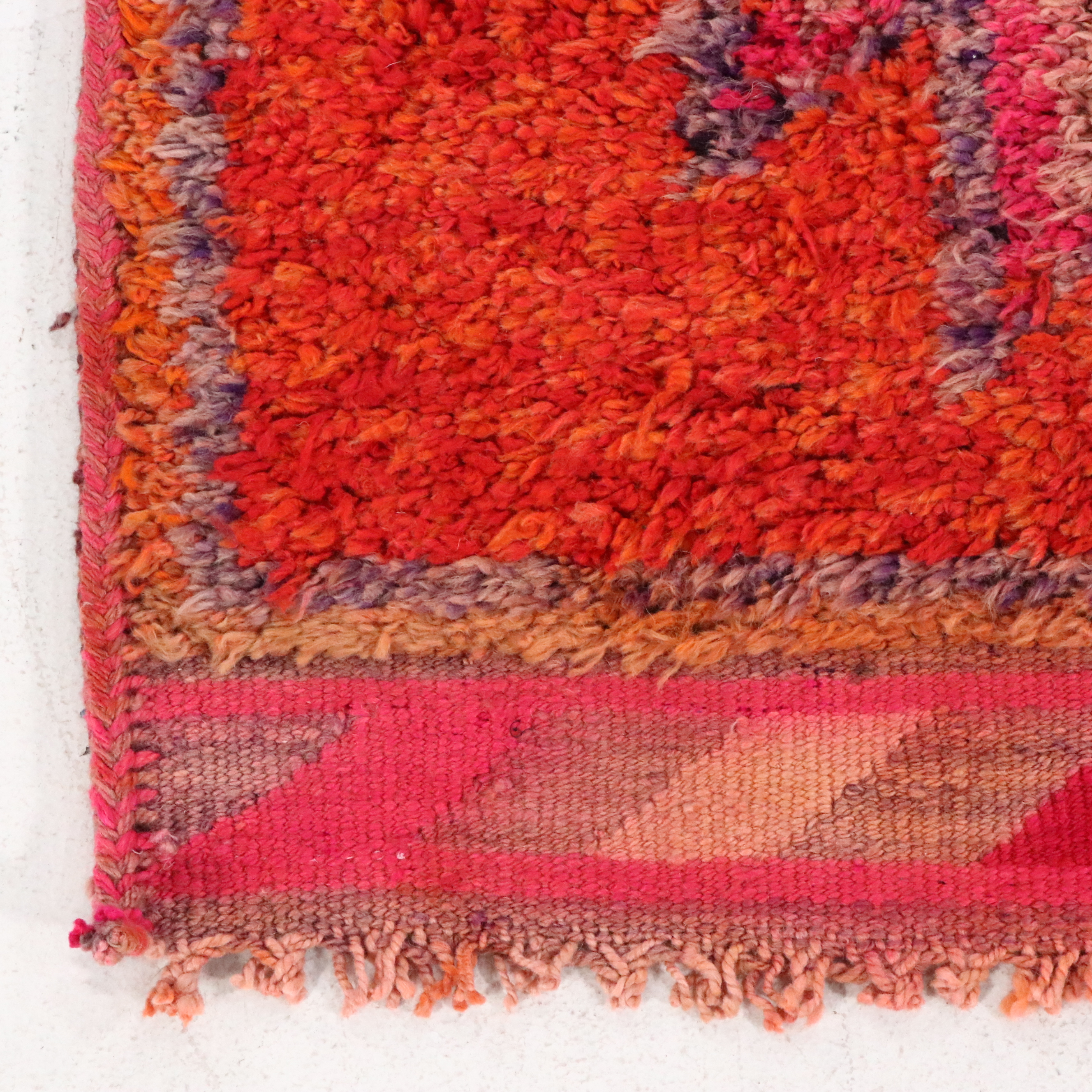 3'2 x 12' Hand-Knotted Turkish Village Carpet Runner Long Rug