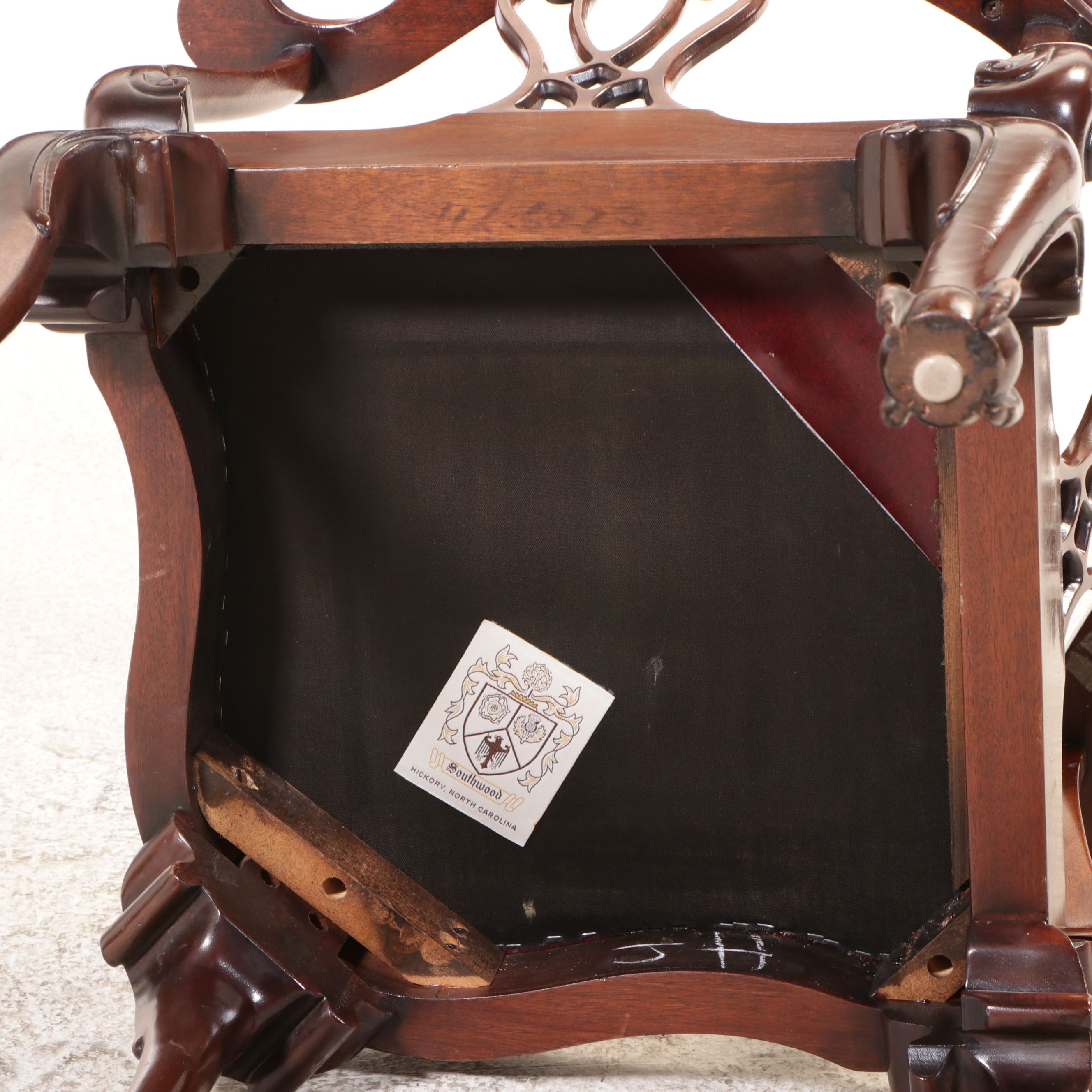 Southwood Chippendale Style Corner Chair