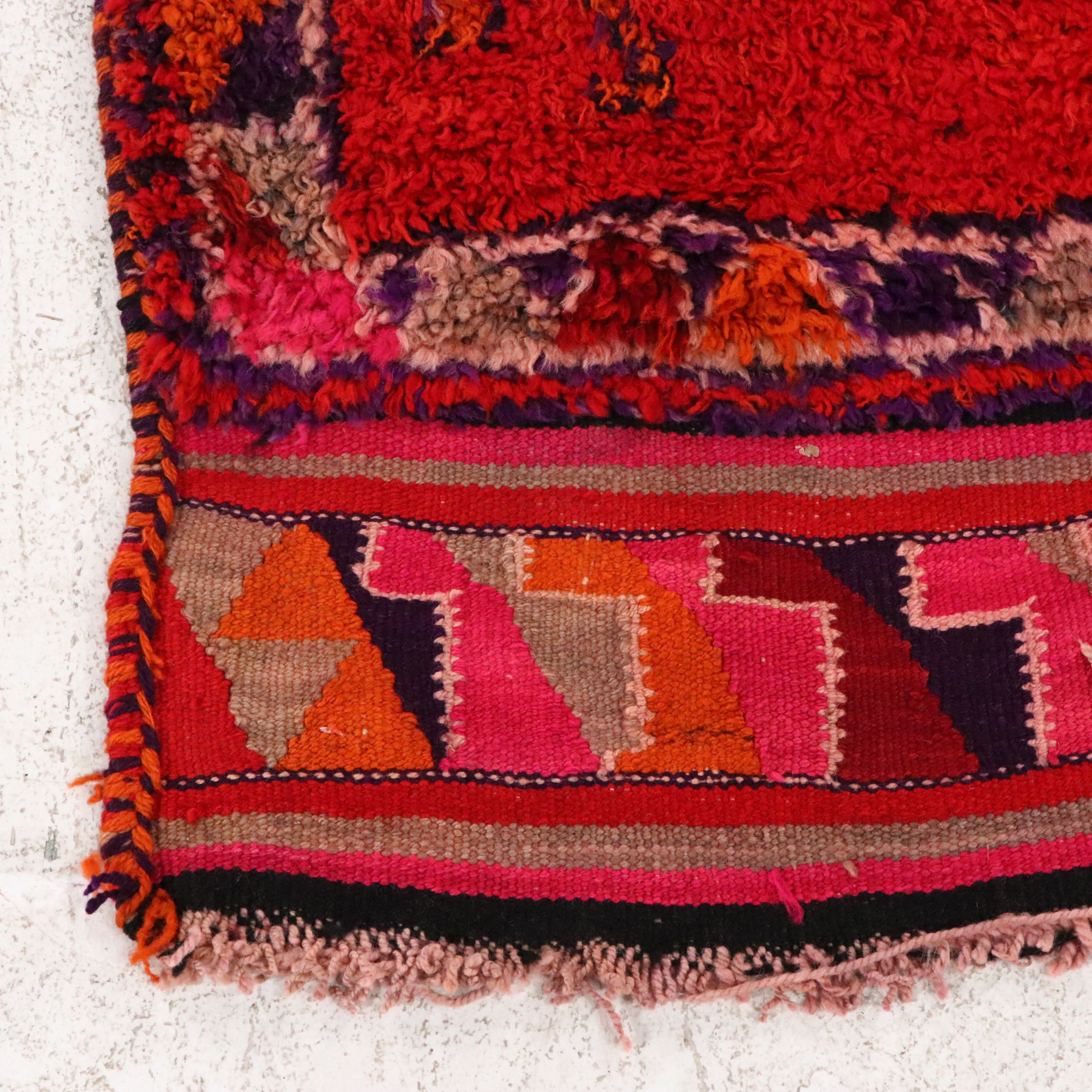 3'6 x 12'5 Hand-Knotted Turkish Village Carpet Runner Long Rug