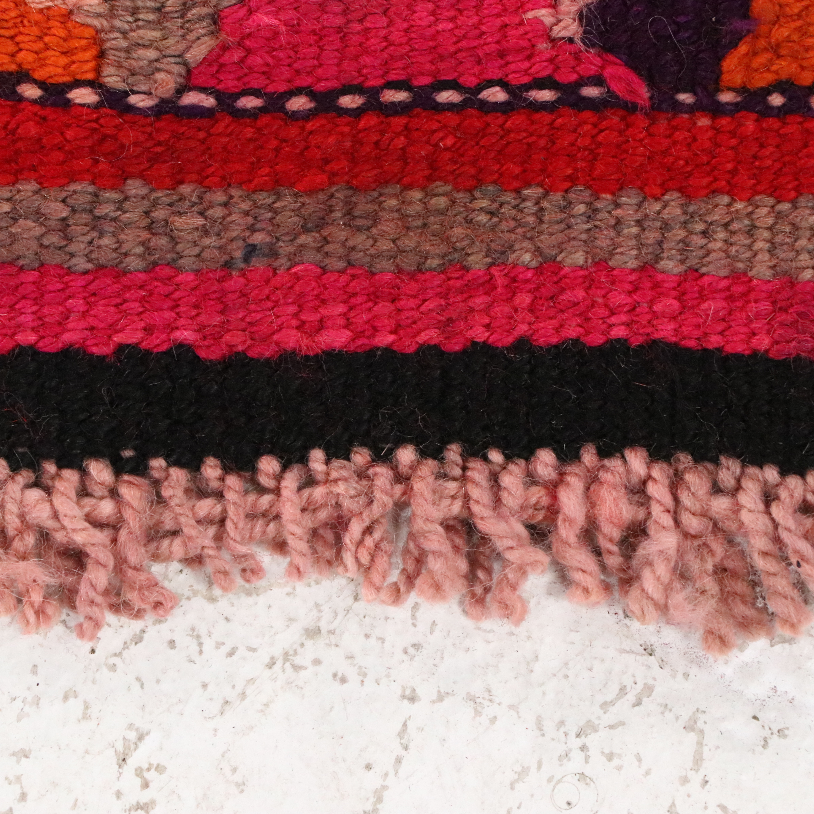 3'6 x 12'5 Hand-Knotted Turkish Village Carpet Runner Long Rug