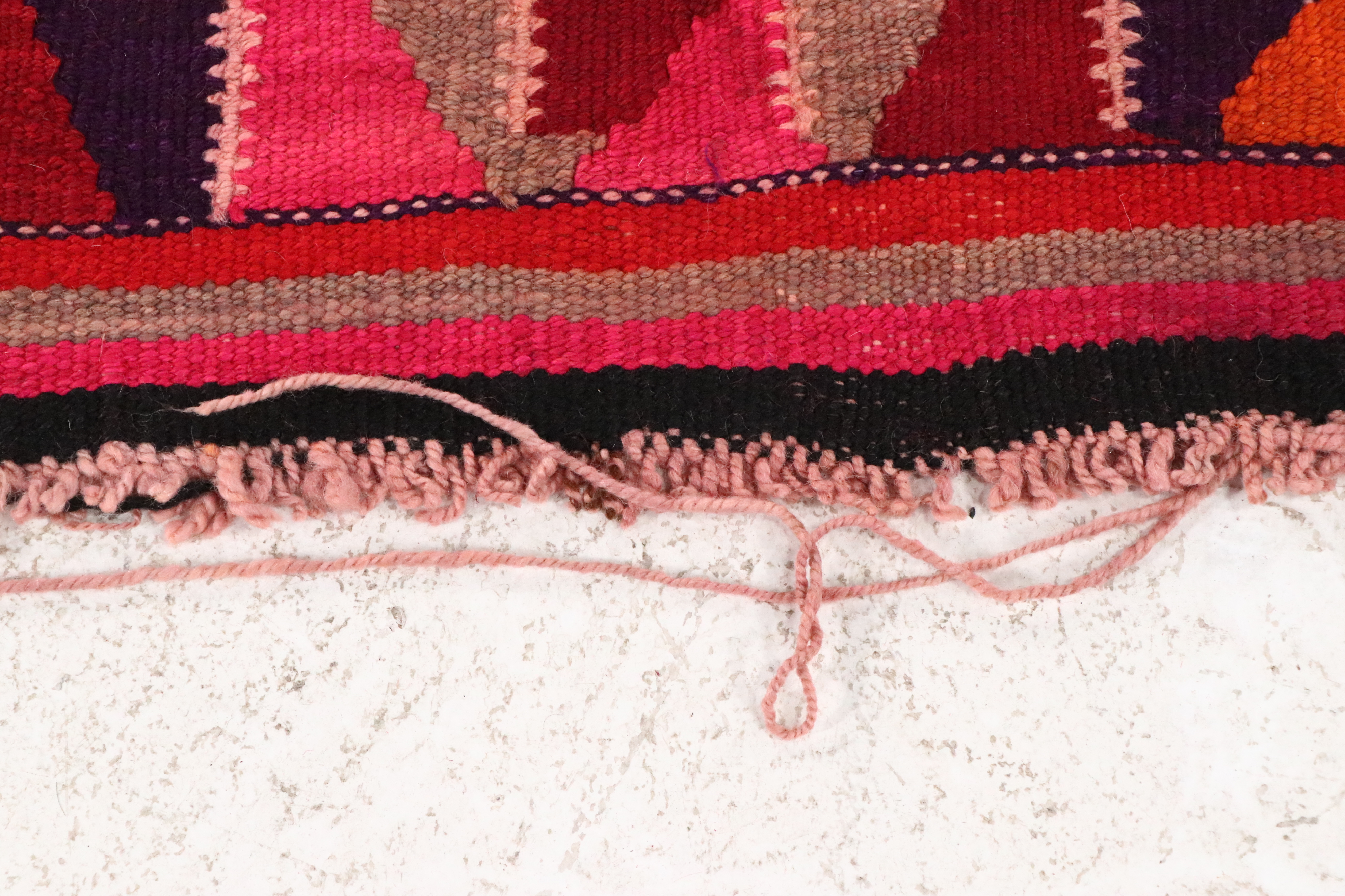 3'6 x 12'5 Hand-Knotted Turkish Village Carpet Runner Long Rug