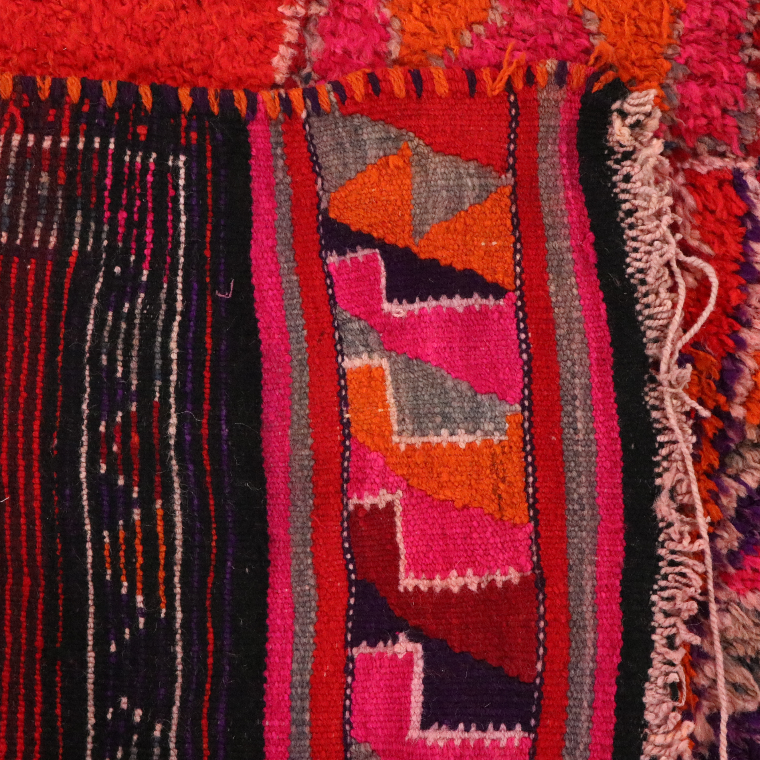 3'6 x 12'5 Hand-Knotted Turkish Village Carpet Runner Long Rug