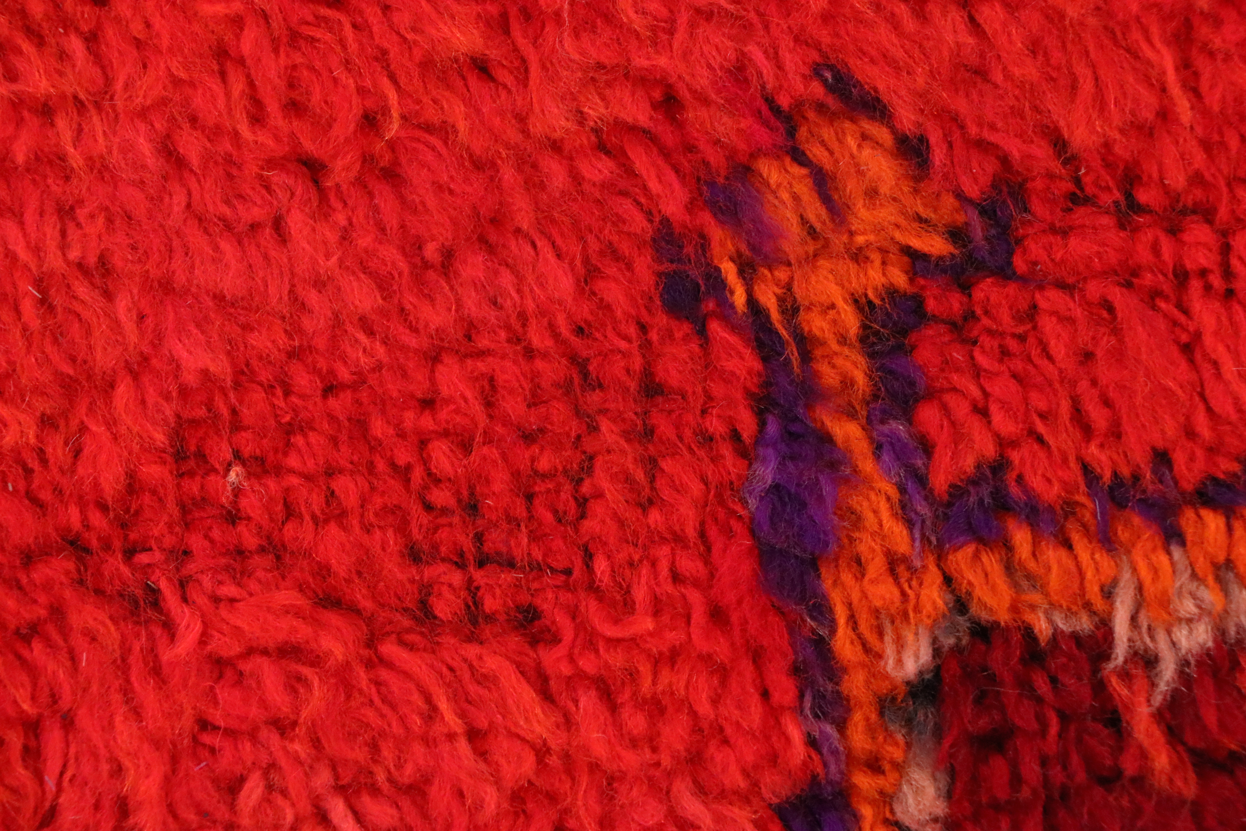 3'6 x 12'5 Hand-Knotted Turkish Village Carpet Runner Long Rug