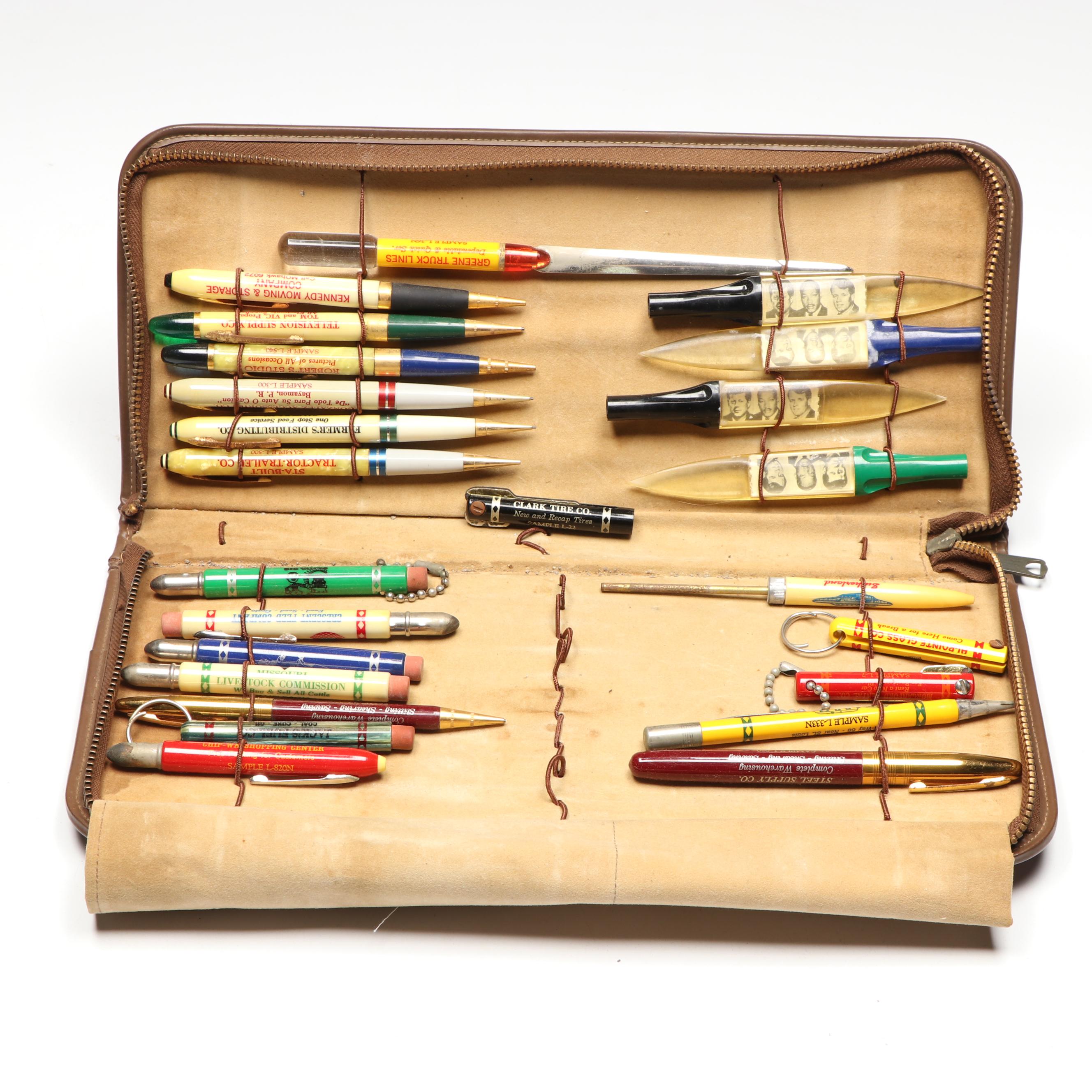 Advertisement Mechanical Pencils with Letter Opener and Case