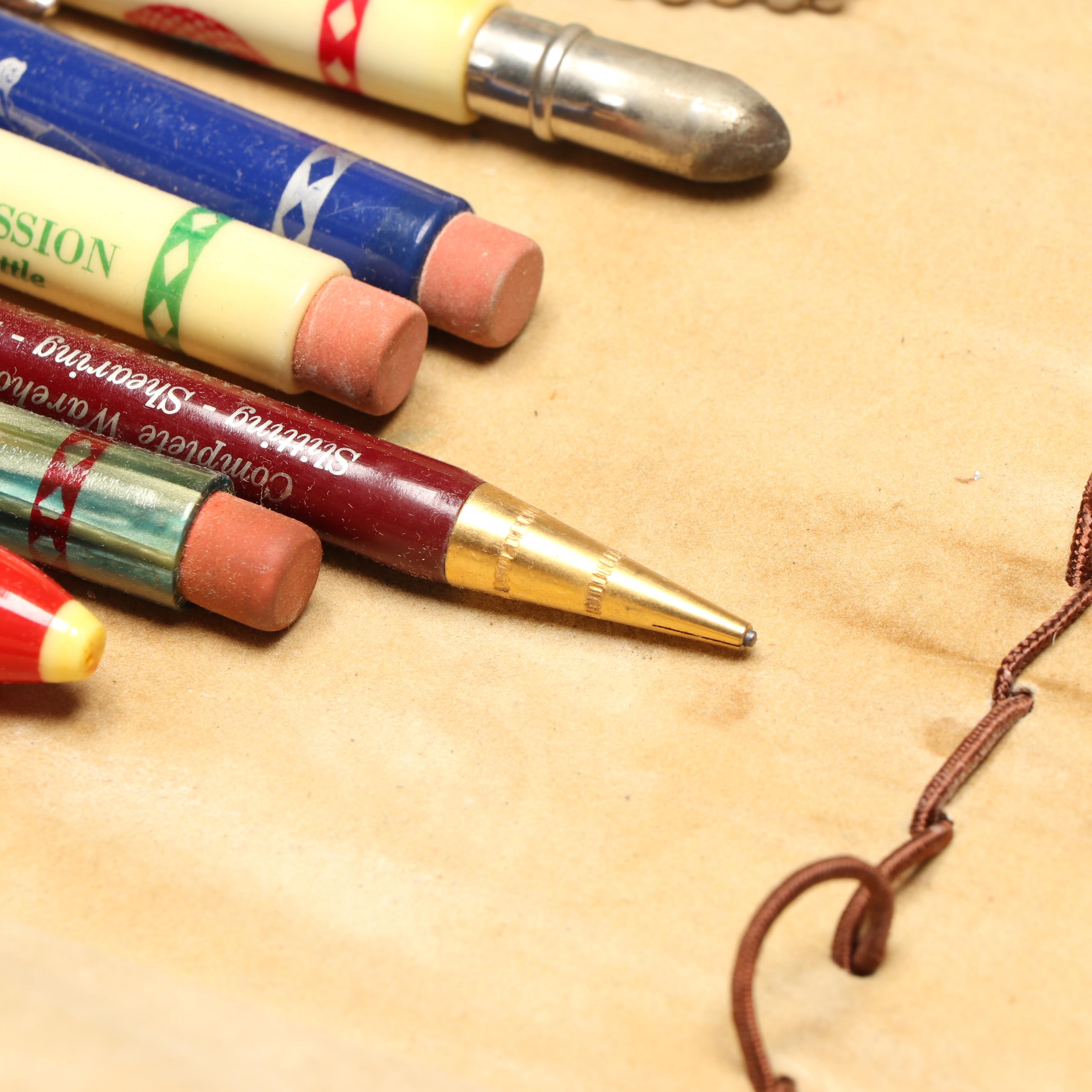 Advertisement Mechanical Pencils with Letter Opener and Case