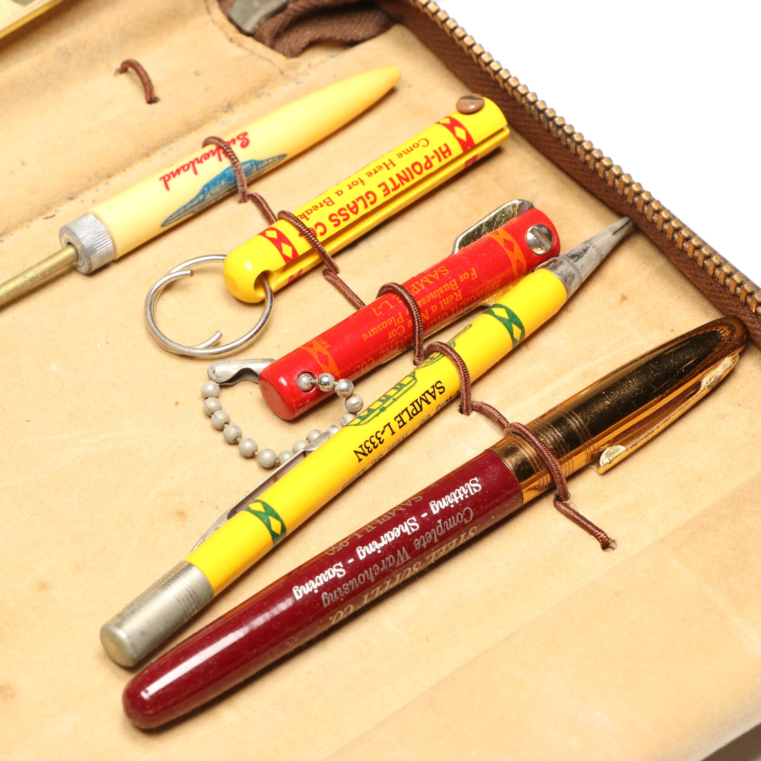 Advertisement Mechanical Pencils with Letter Opener and Case