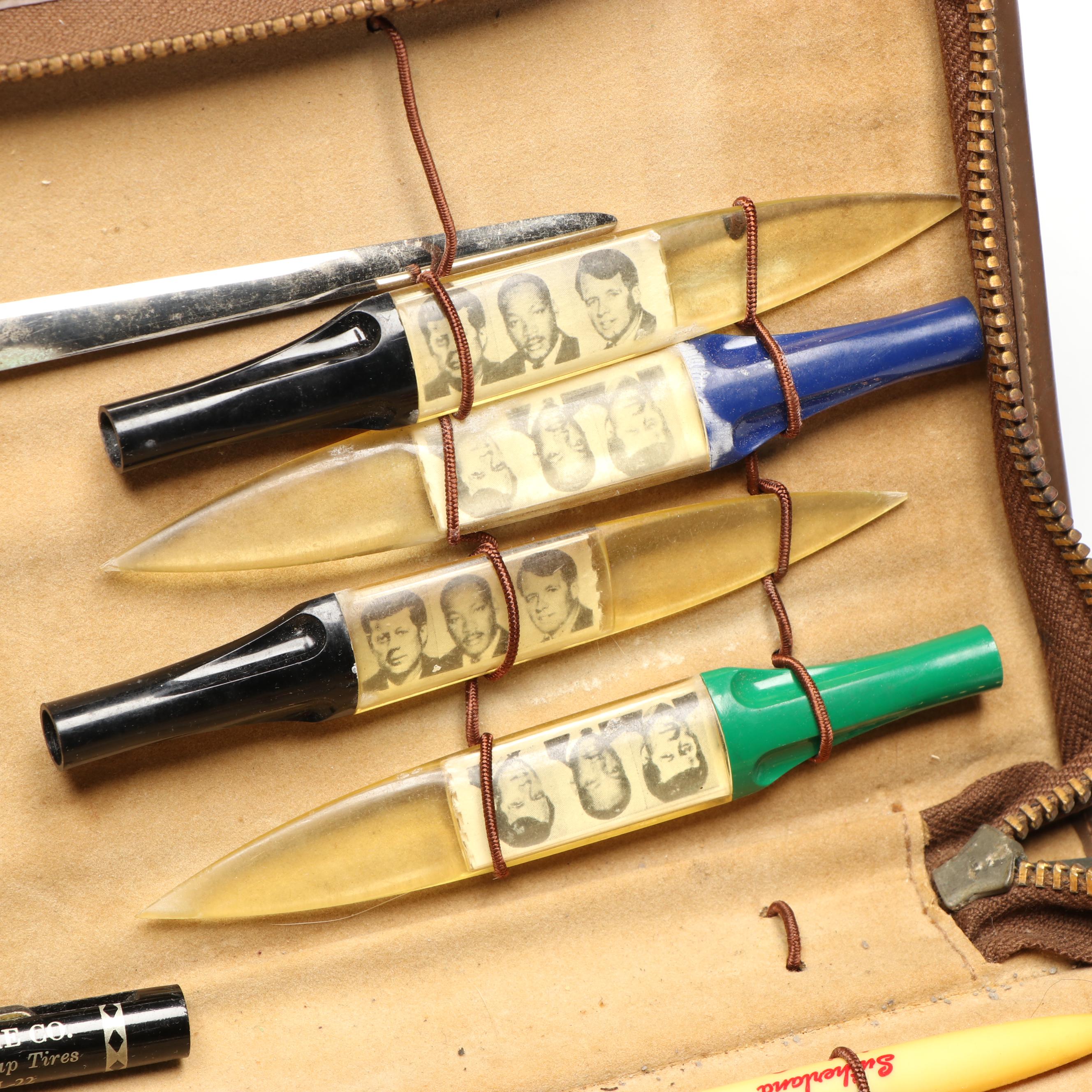 Advertisement Mechanical Pencils with Letter Opener and Case