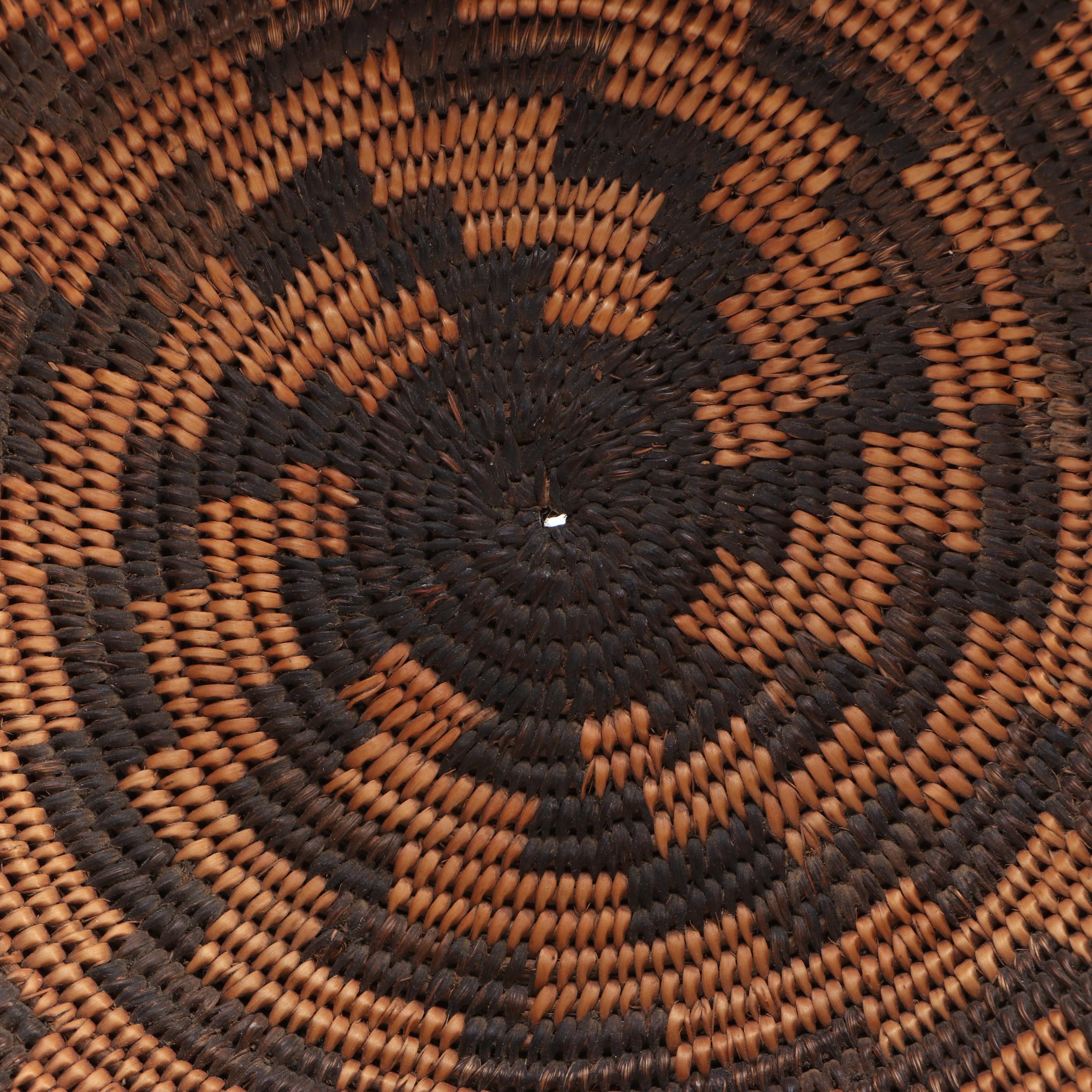 Indigenous Southwest Apache Coiled Basketry Bowl