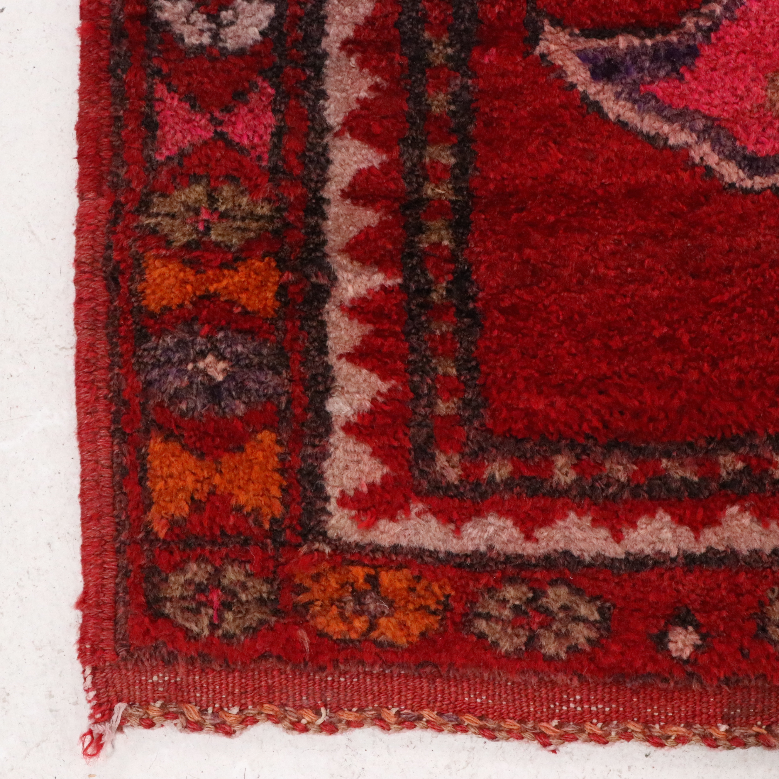 3' x 11'4 Hand-Knotted Turkish Village Long Rug