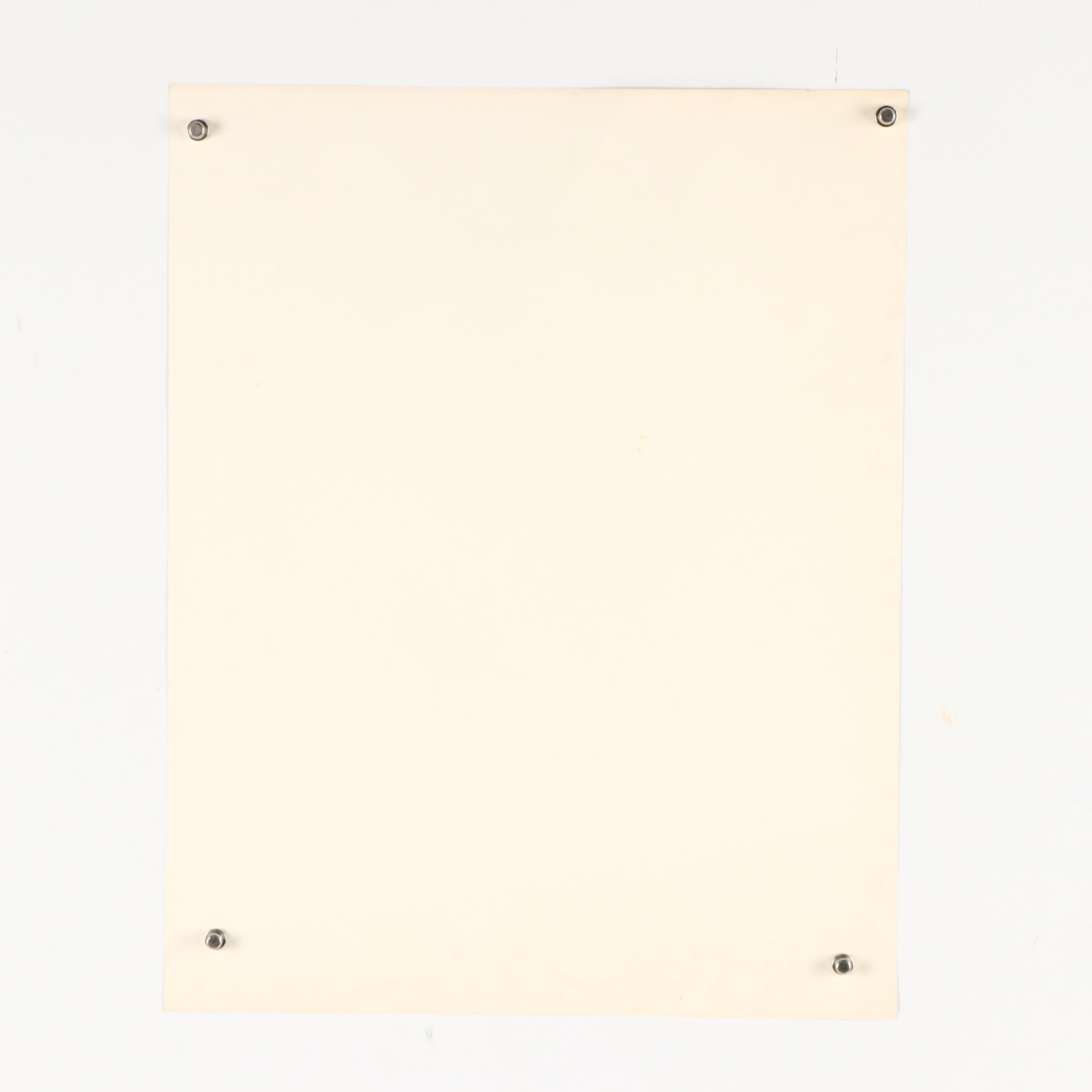 After E. D. Williams Offset Lithograph "Indigo Bunting," 1973