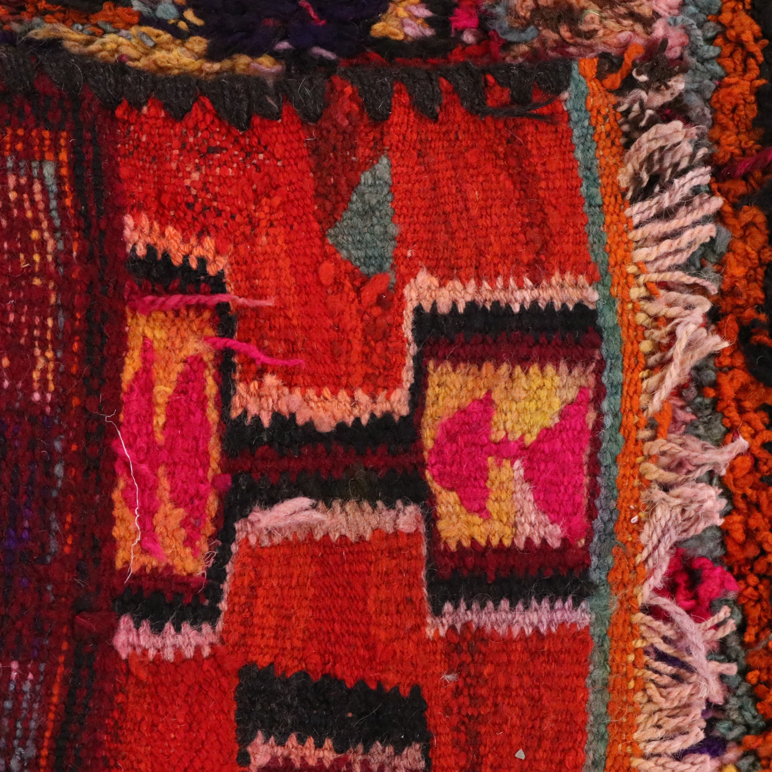 2'11 x 9'5 Hand-Knotted Turkish Village Carpet Runner