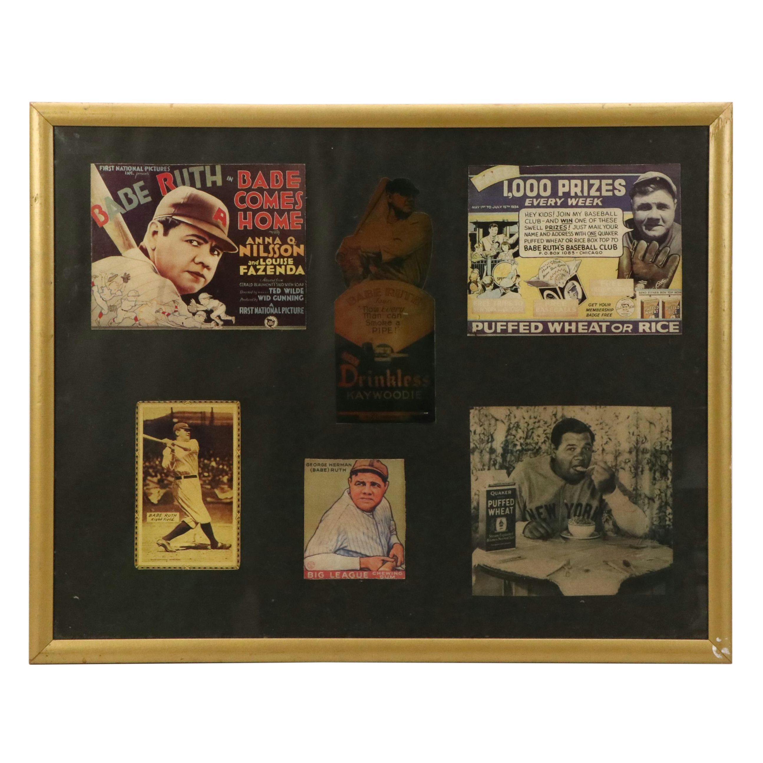 Babe Ruth Digital Reproductions of Advertisements