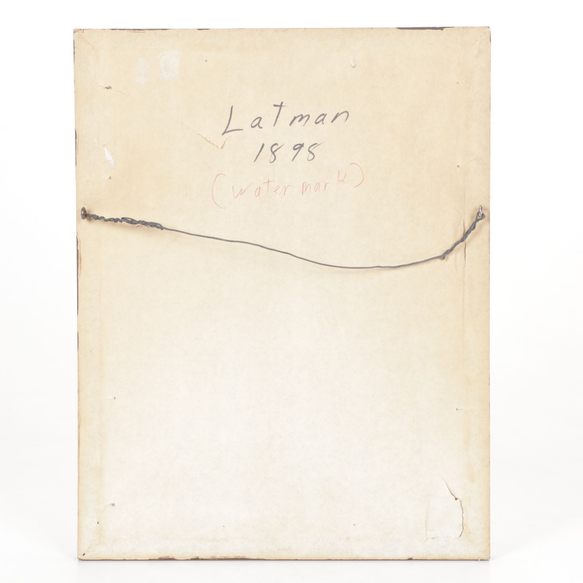 Variant Orientalist Portrait Watercolor Painting of Middle Eastern Man