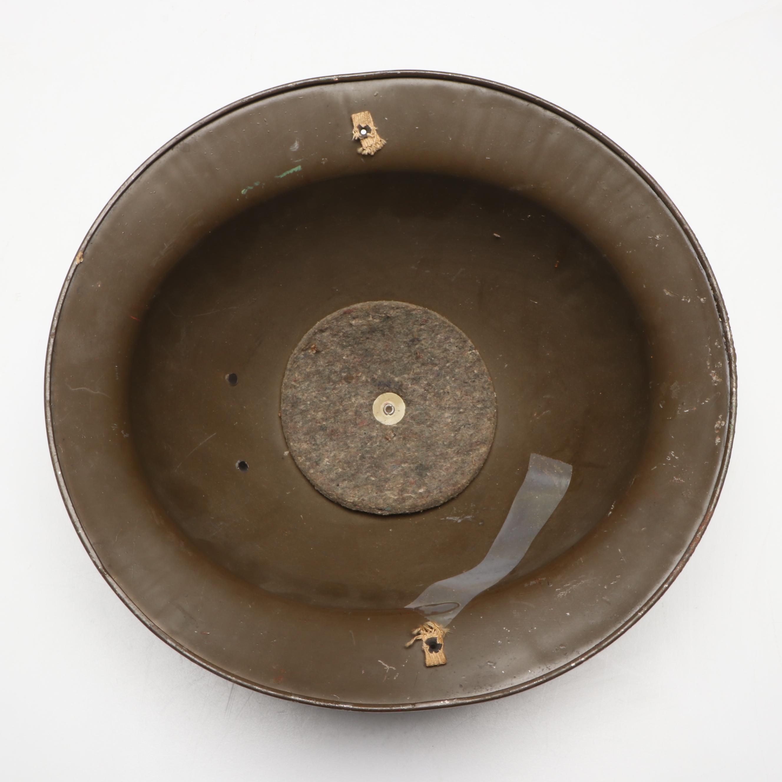 Marx "Fighting Squadron" Metal Toy Doughboy Helmet, Mid-20th Century