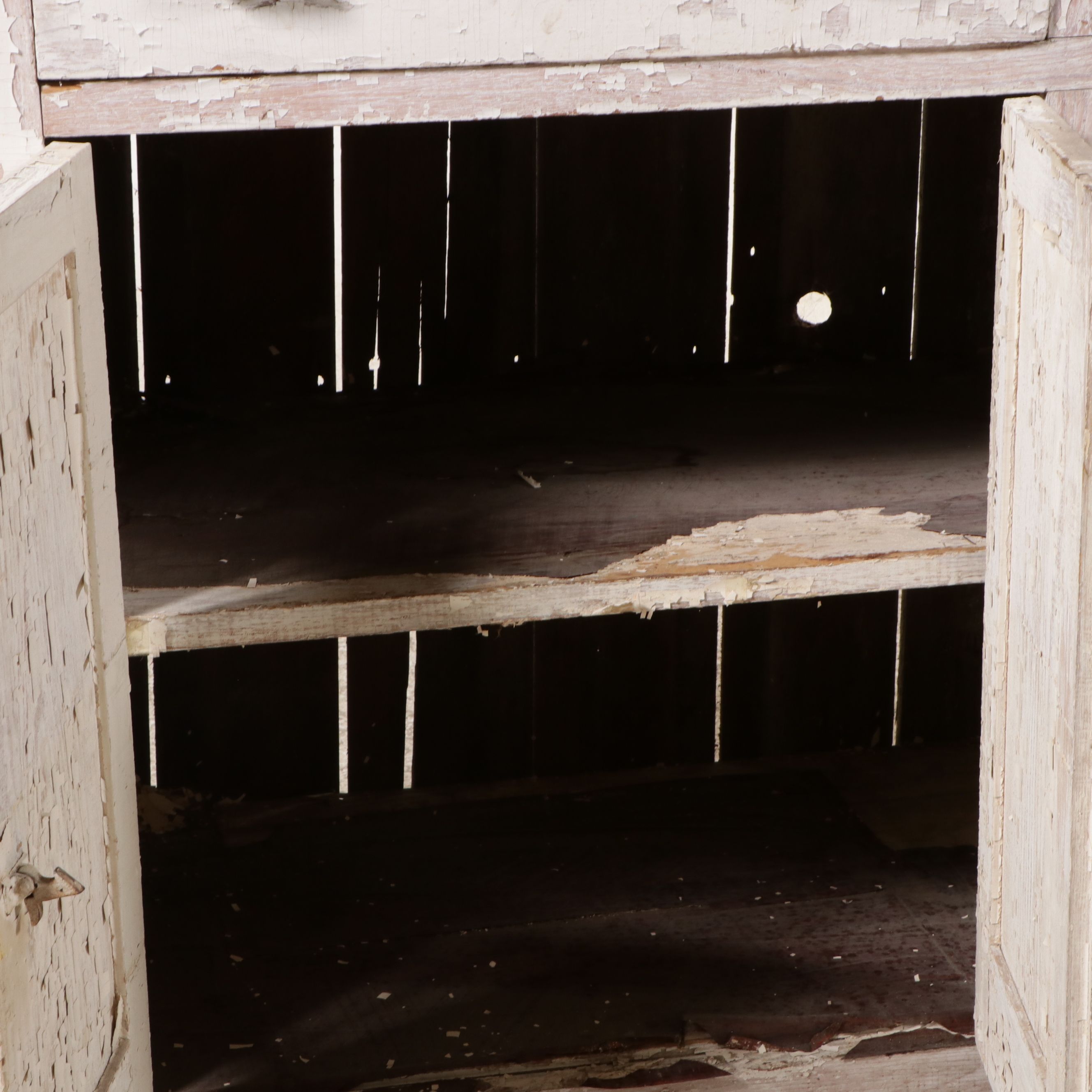 Vintage Painted Wooden Sideboard