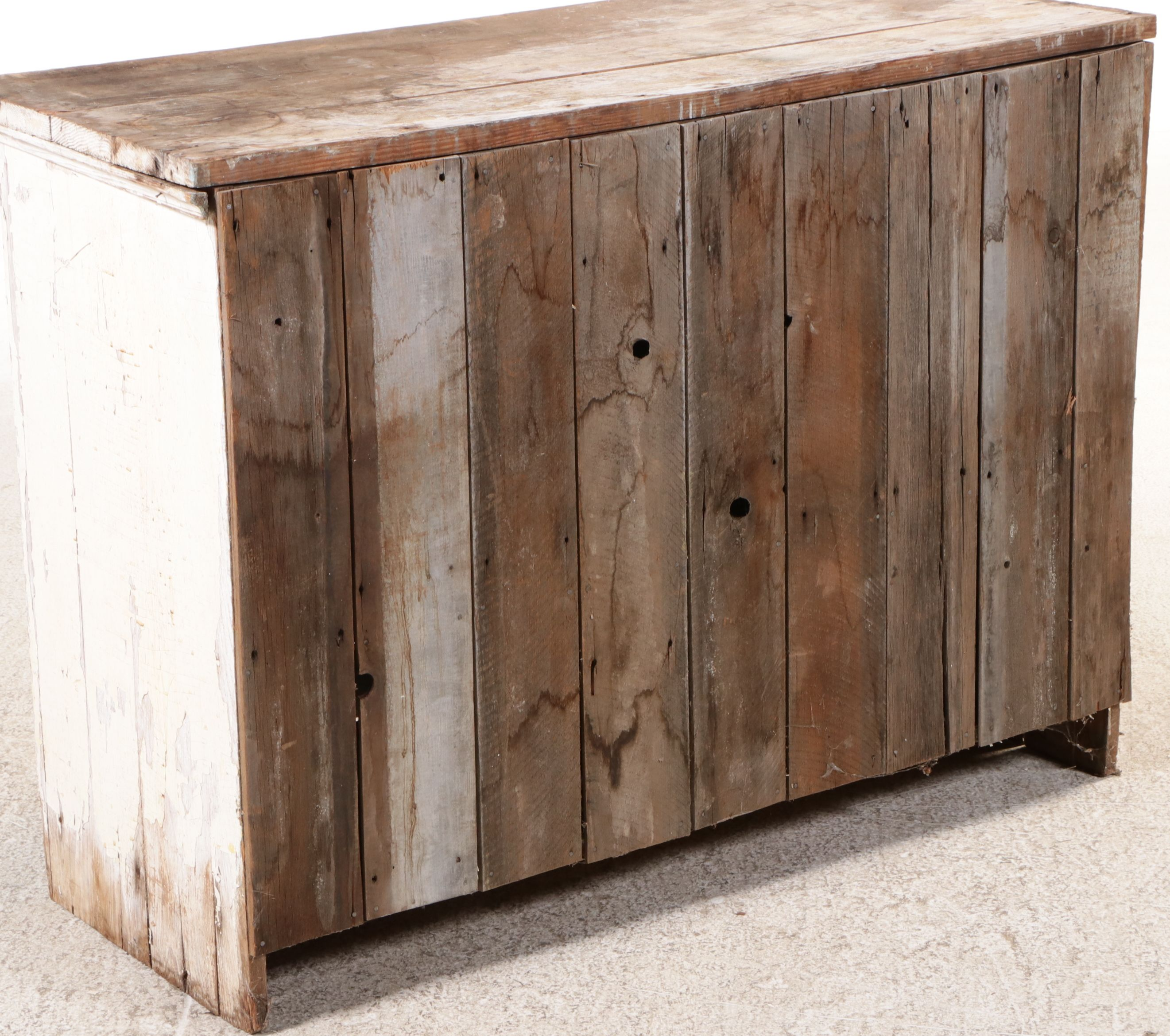 Vintage Painted Wooden Sideboard