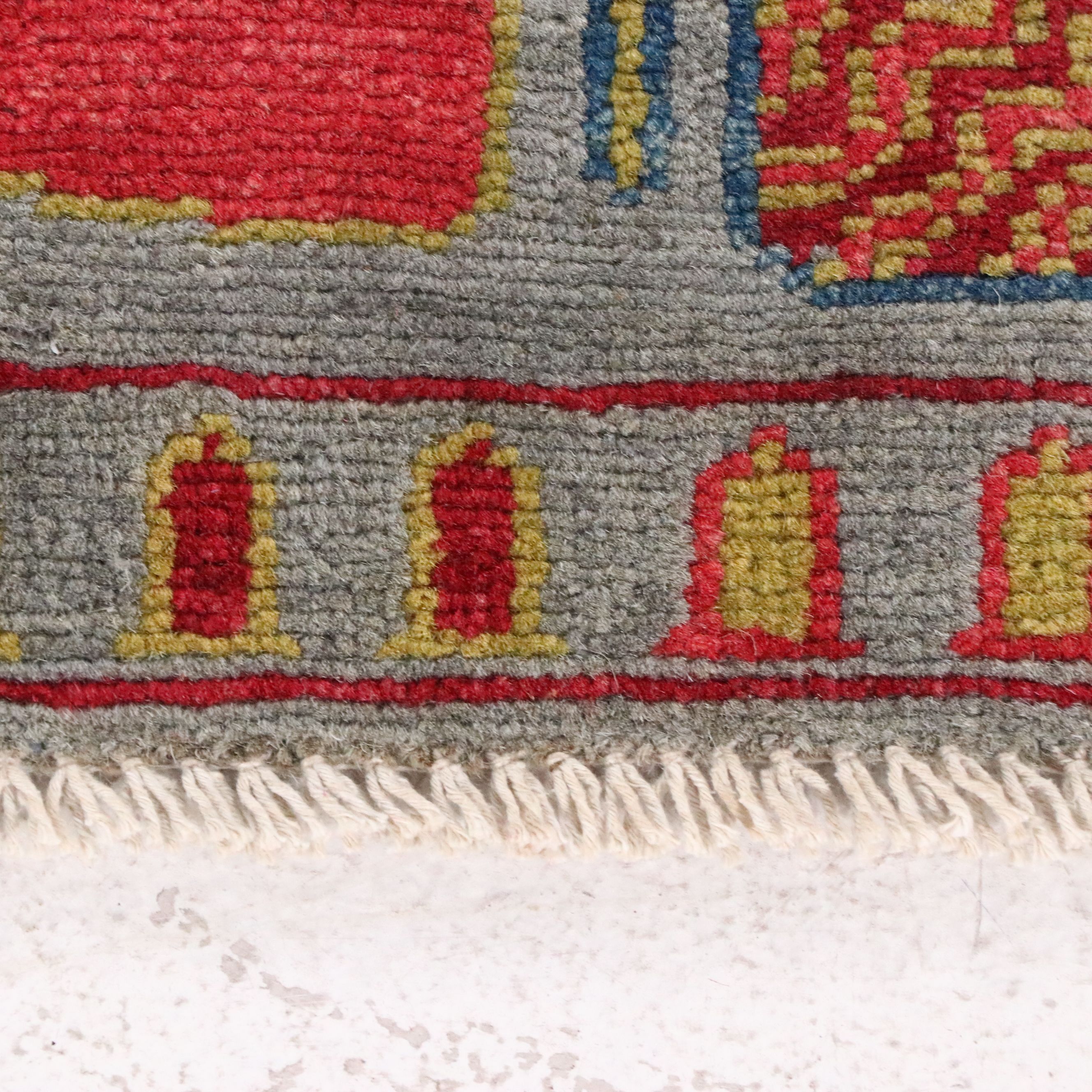 3'5 x 5'1 Hand-Knotted Afghan War Rug