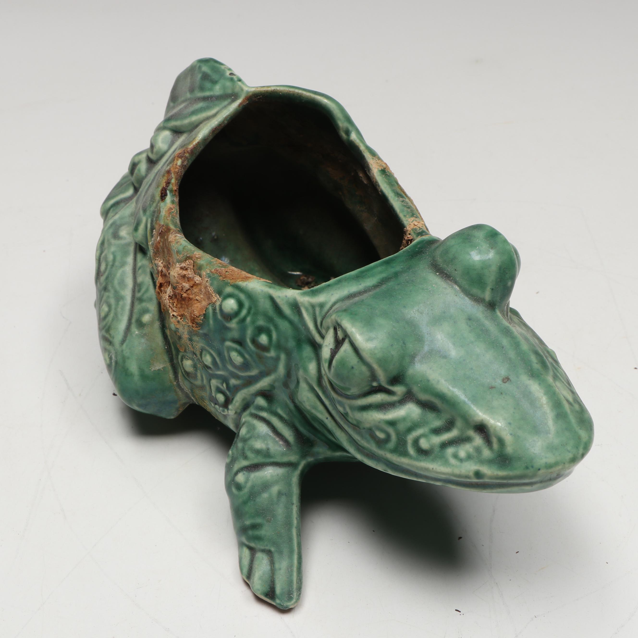 McCoy Pottery and Other Ceramic Frog Planters