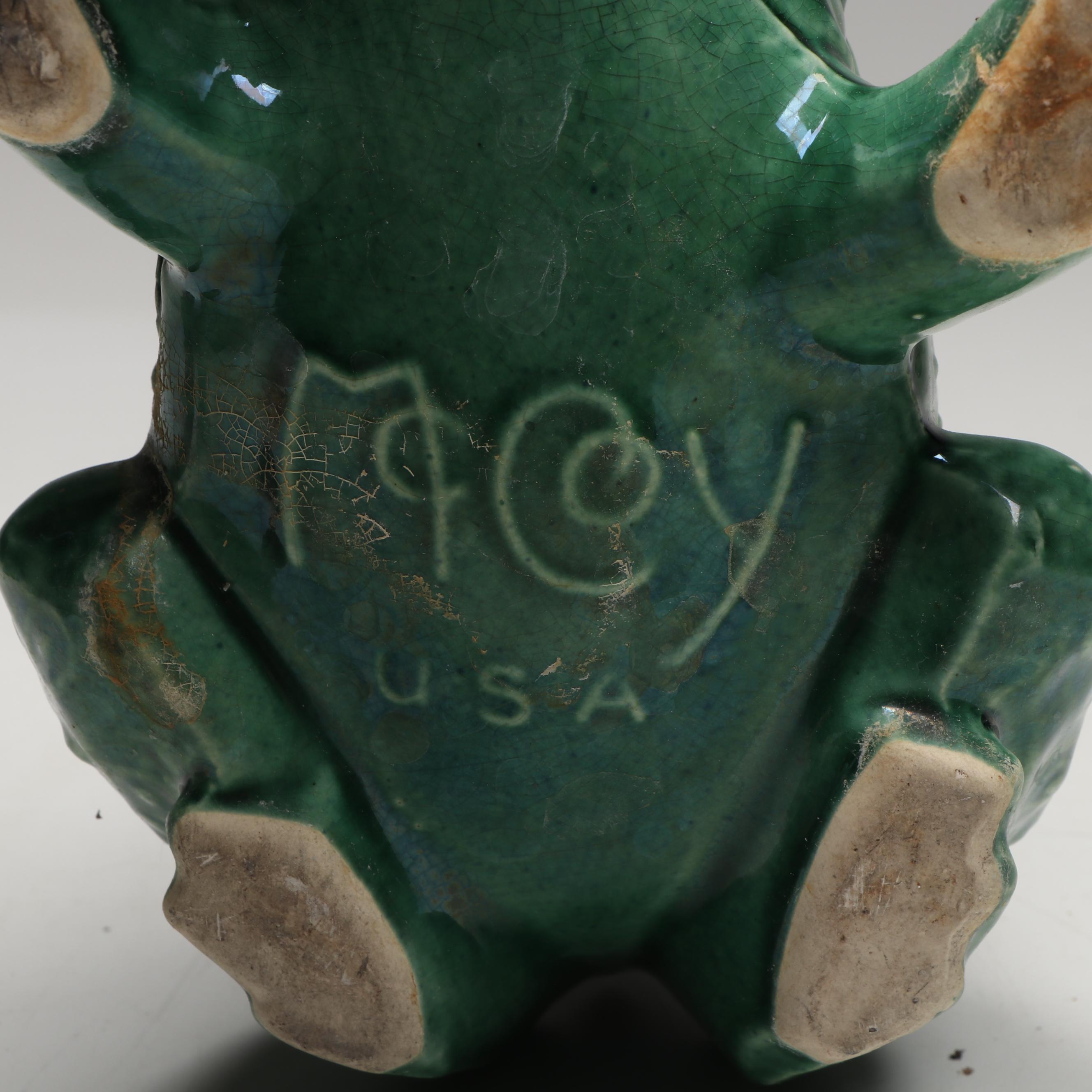 McCoy Pottery and Other Ceramic Frog Planters