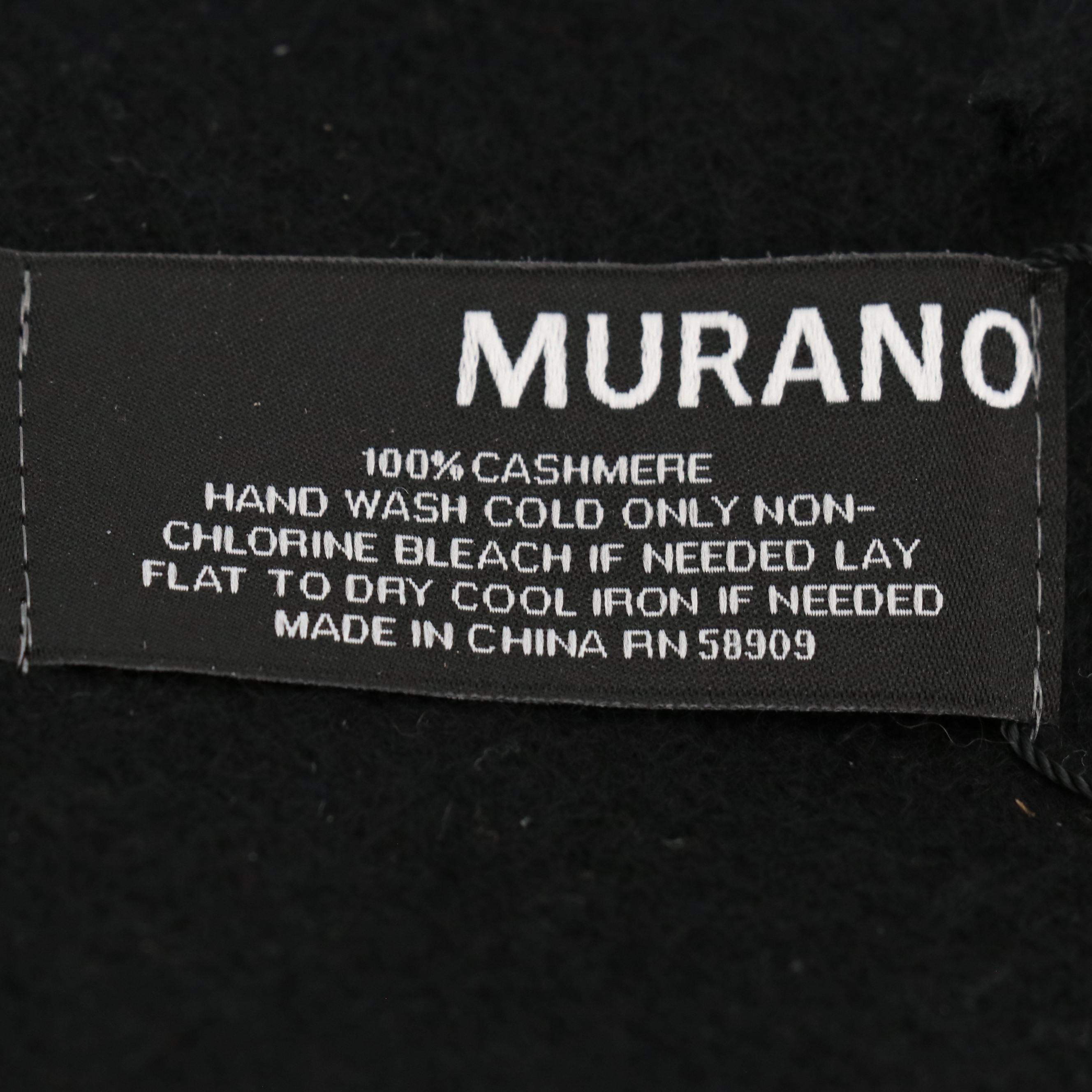 Murano Black Cashmere Fringe Scarf, Cejon Plaid Houndstooth Scarf, and More