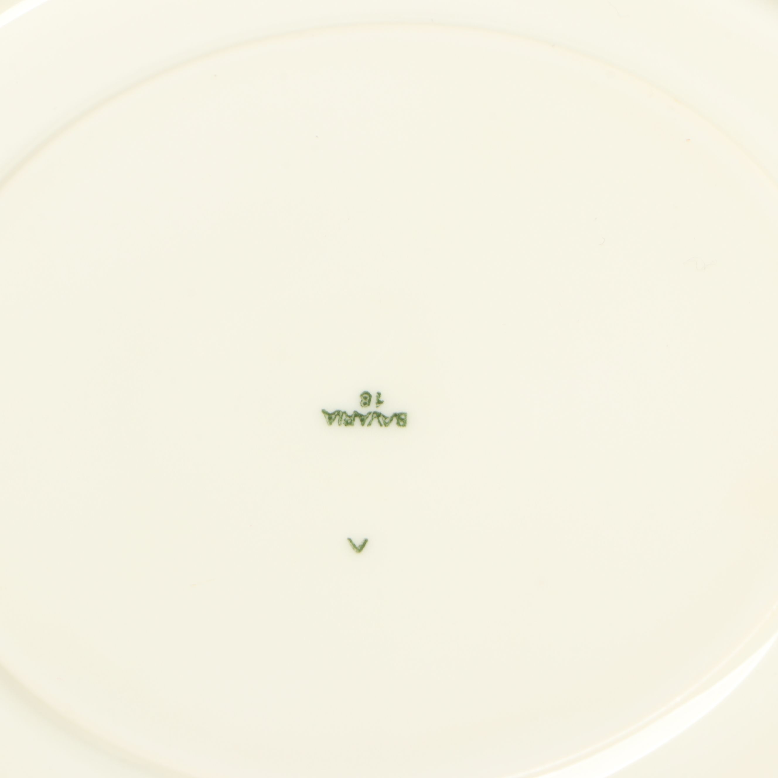 Lenox "Lowell" Dinnerware with Bavarian Gilt Ceramic Cream Soup Bowls