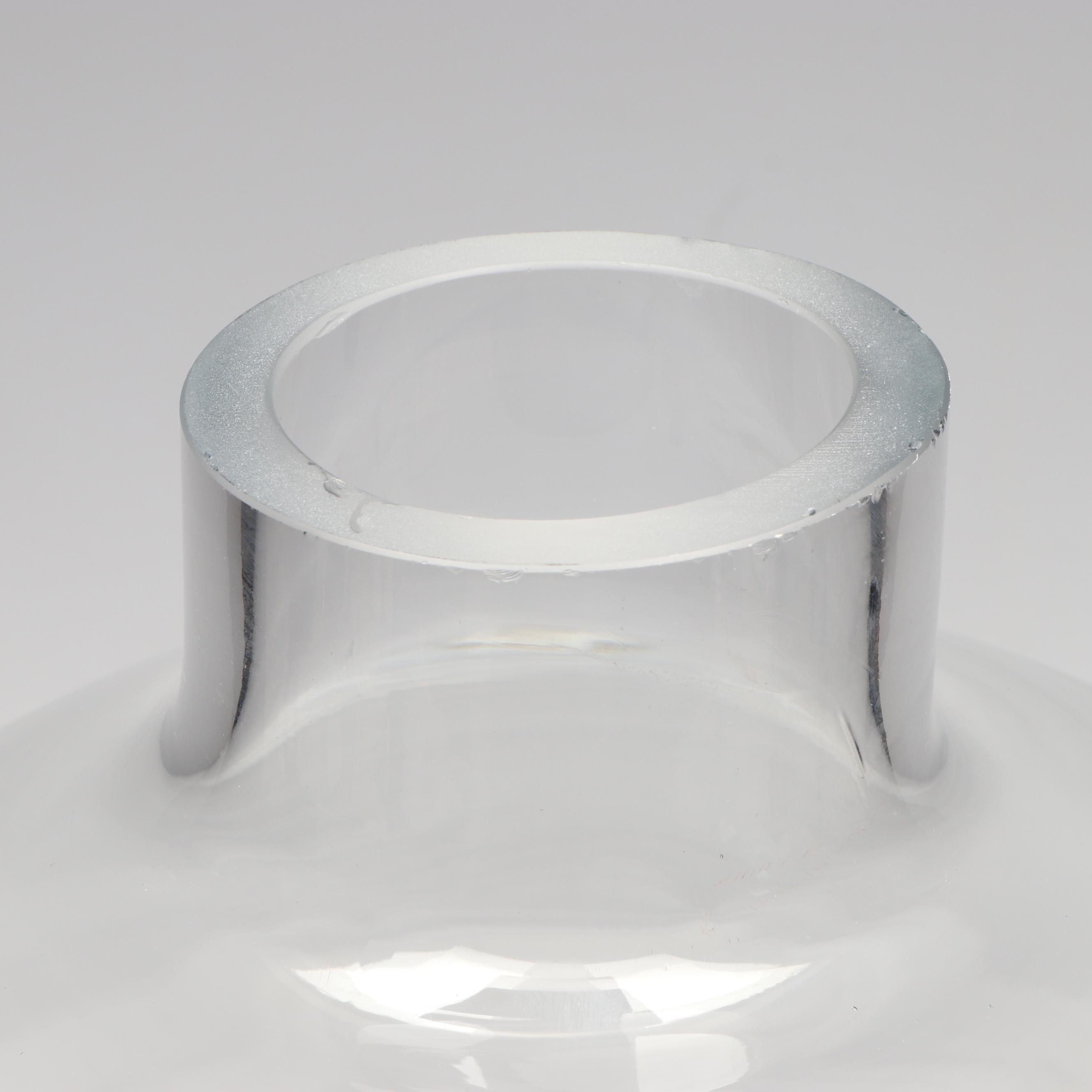 Glass Orbs with Wood Stands