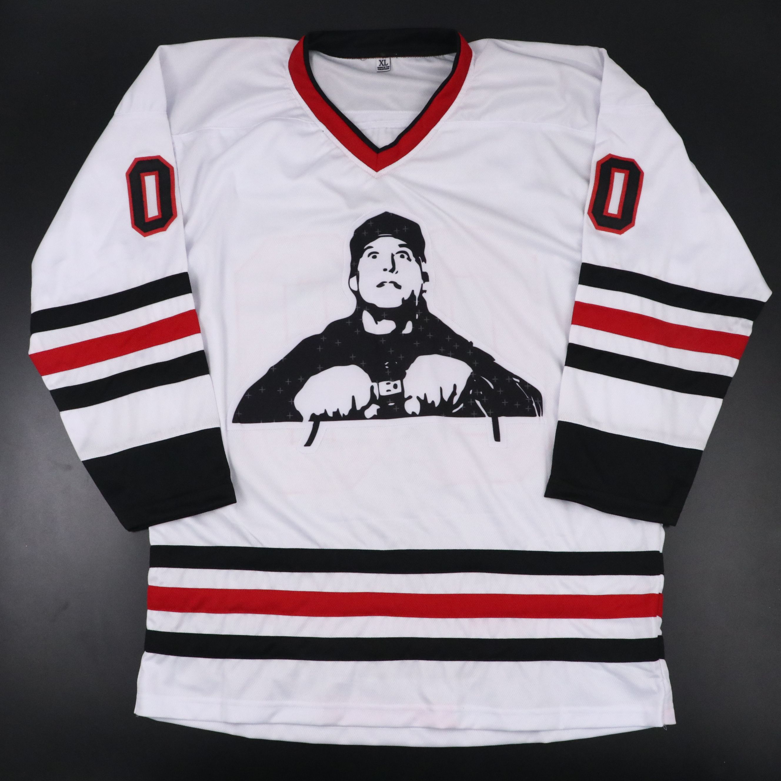 Chevy Chase Signed "Christmas Vacation: Clark Griswold" Hockey Jersey, Beckett