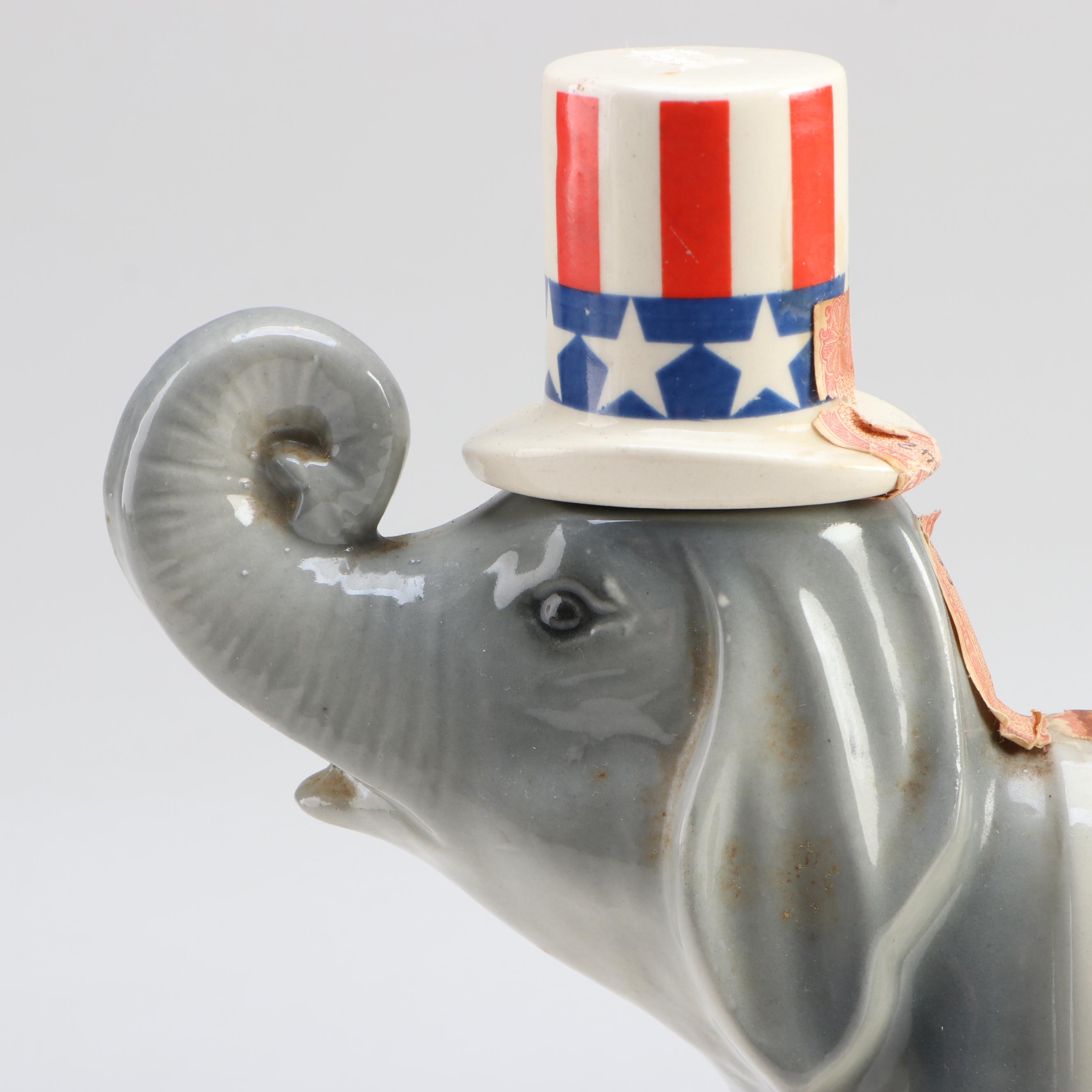 Ezra Brooks 1976 Republican National Convention Commemorative Decanter