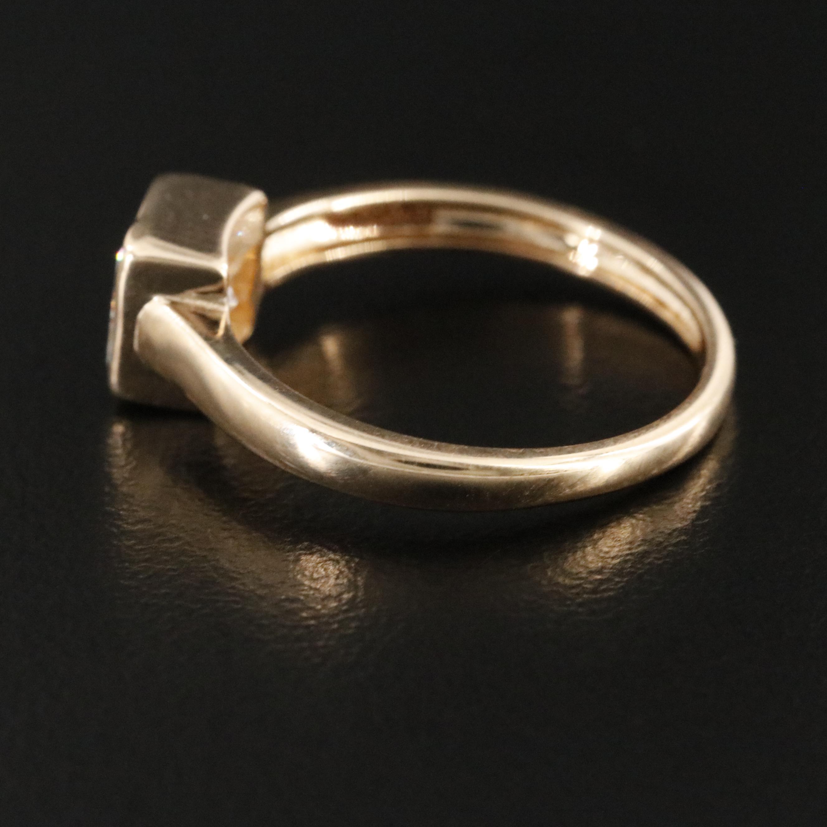 18K 0.94 CT Internally Flawless Diamond Solitaire Ring with GIA Dossier