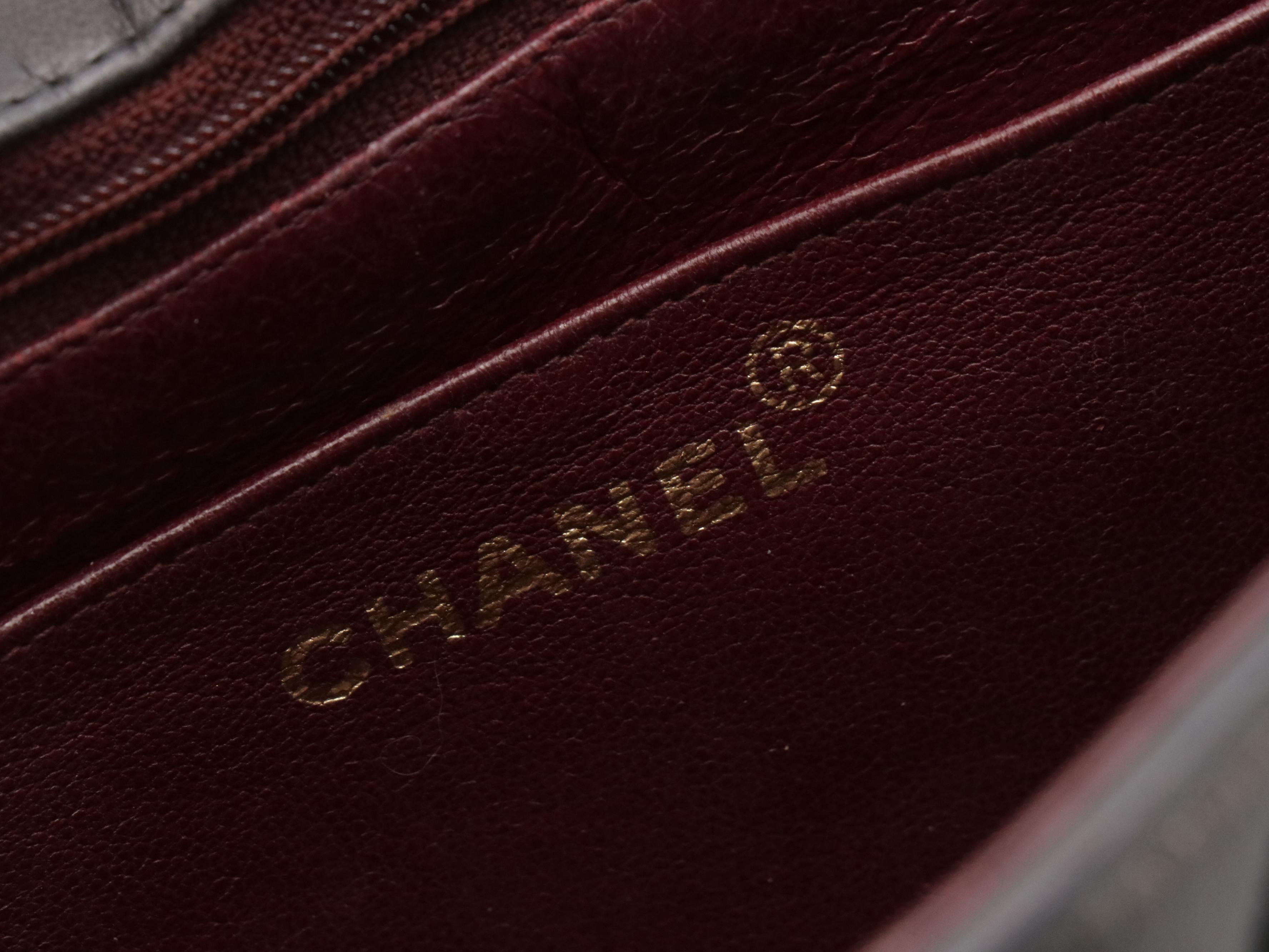 Chanel CC Flap Shoulder Bag in Quilted Lambskin Leather