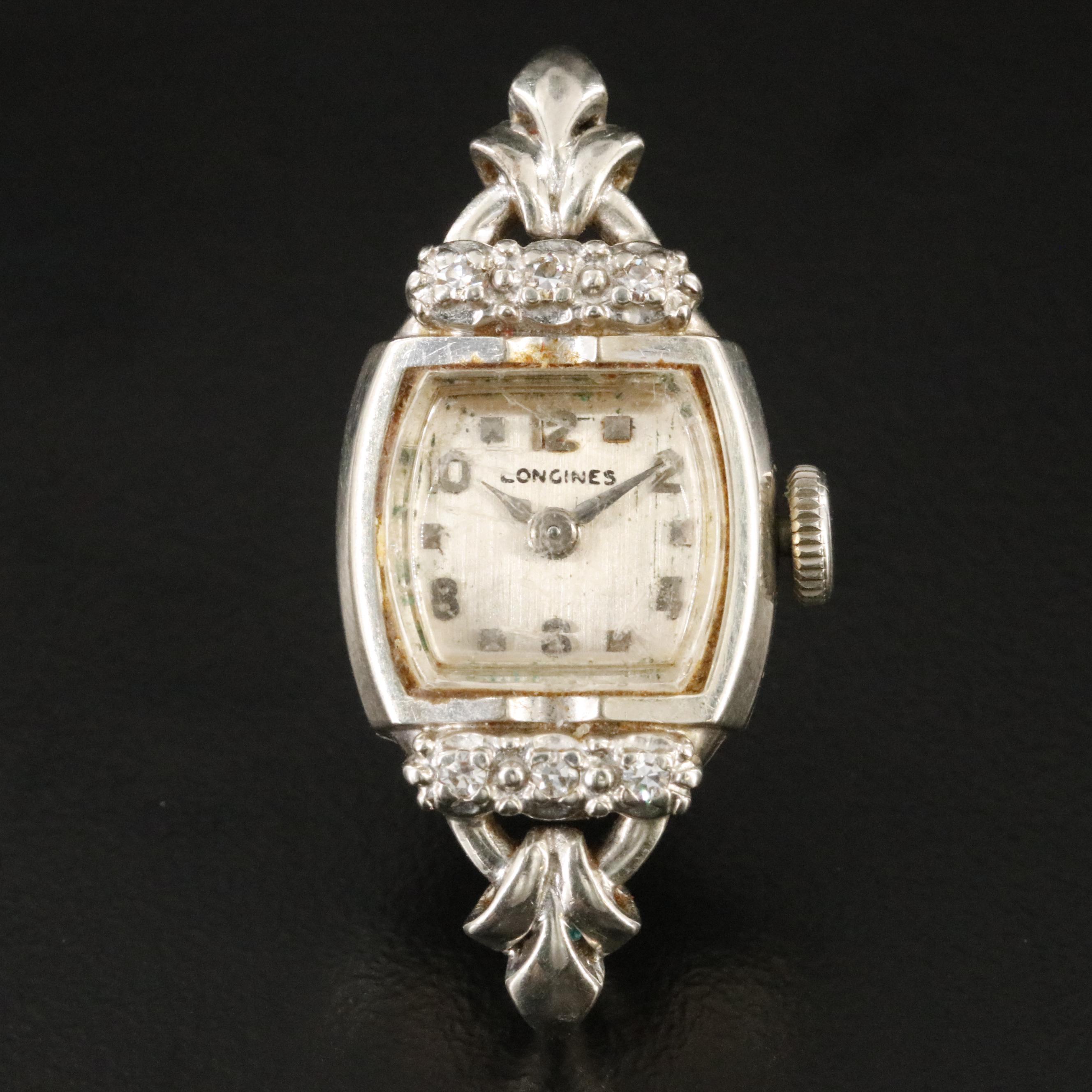 14K Vintage Longines Diamond Watch