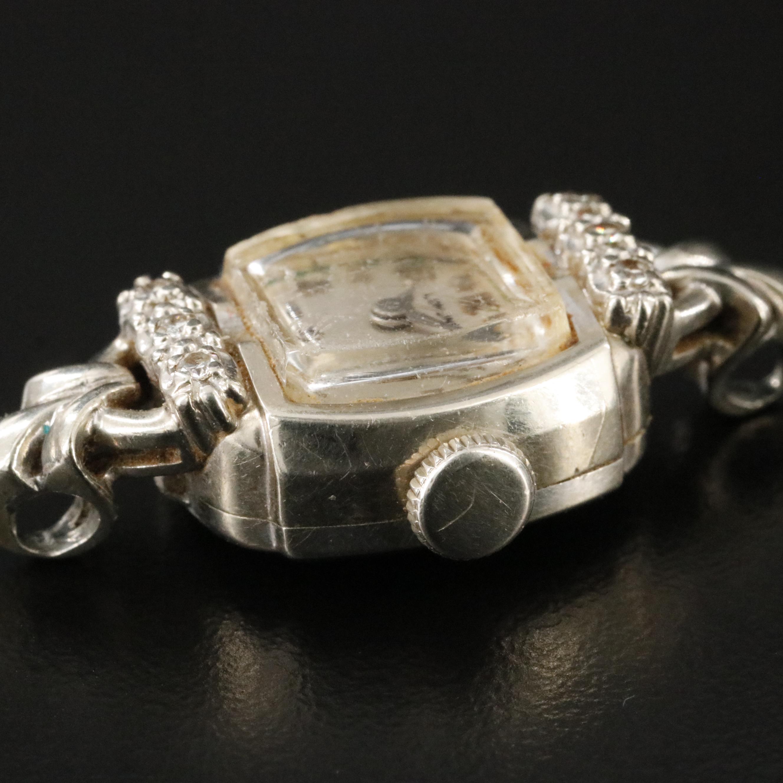 14K Vintage Longines Diamond Watch