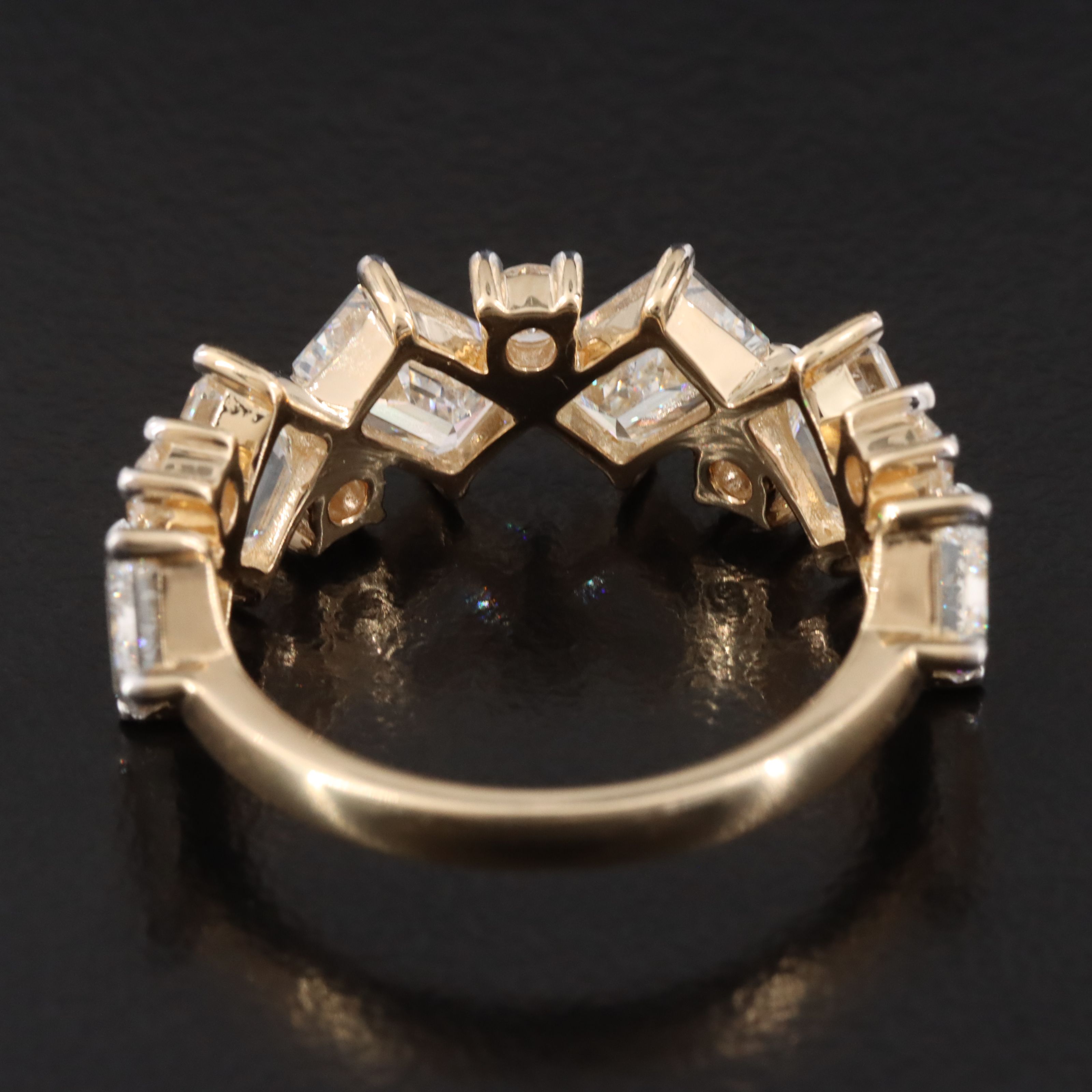 14K 4.73 CTW Lab Grown Diamond Ring