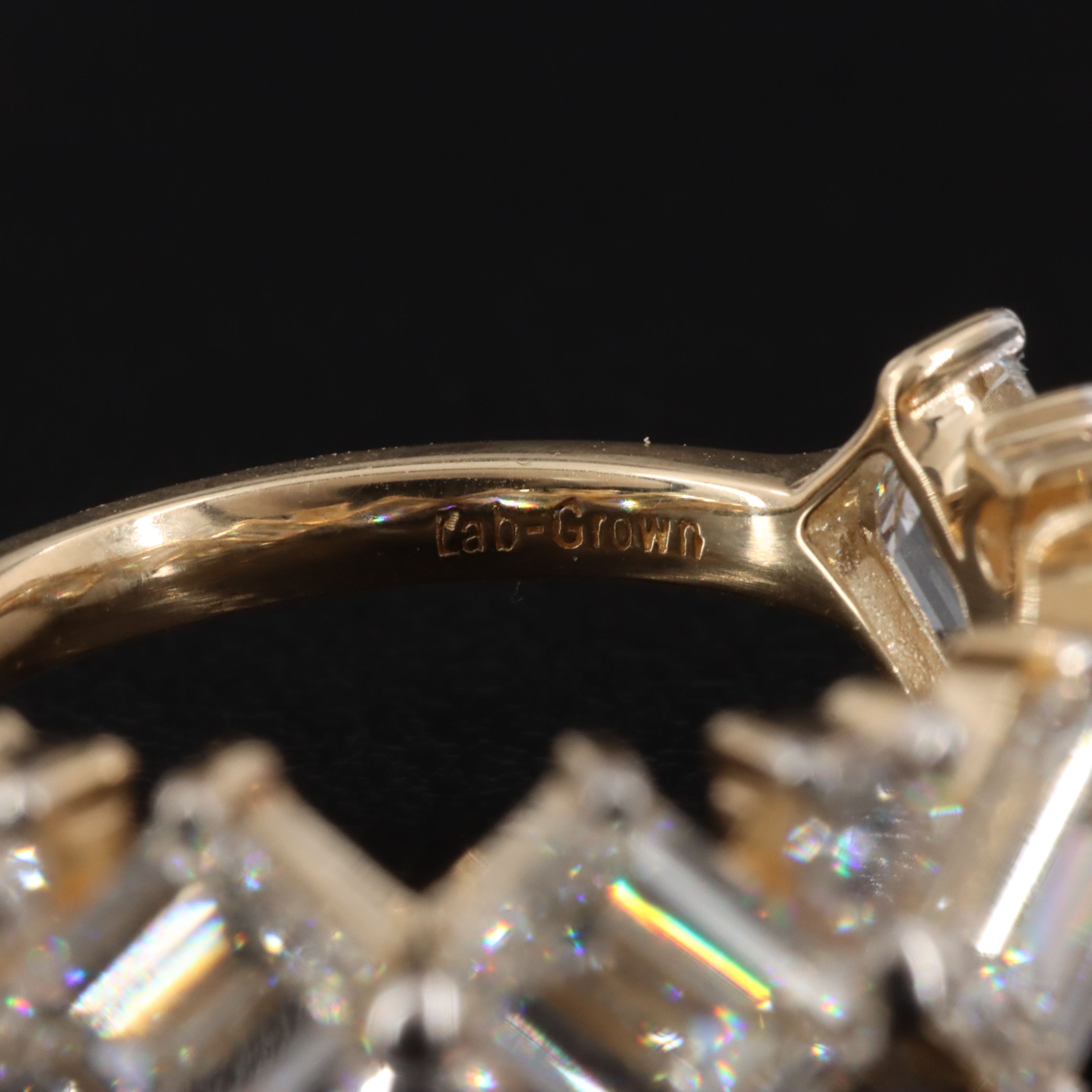 14K 4.73 CTW Lab Grown Diamond Ring