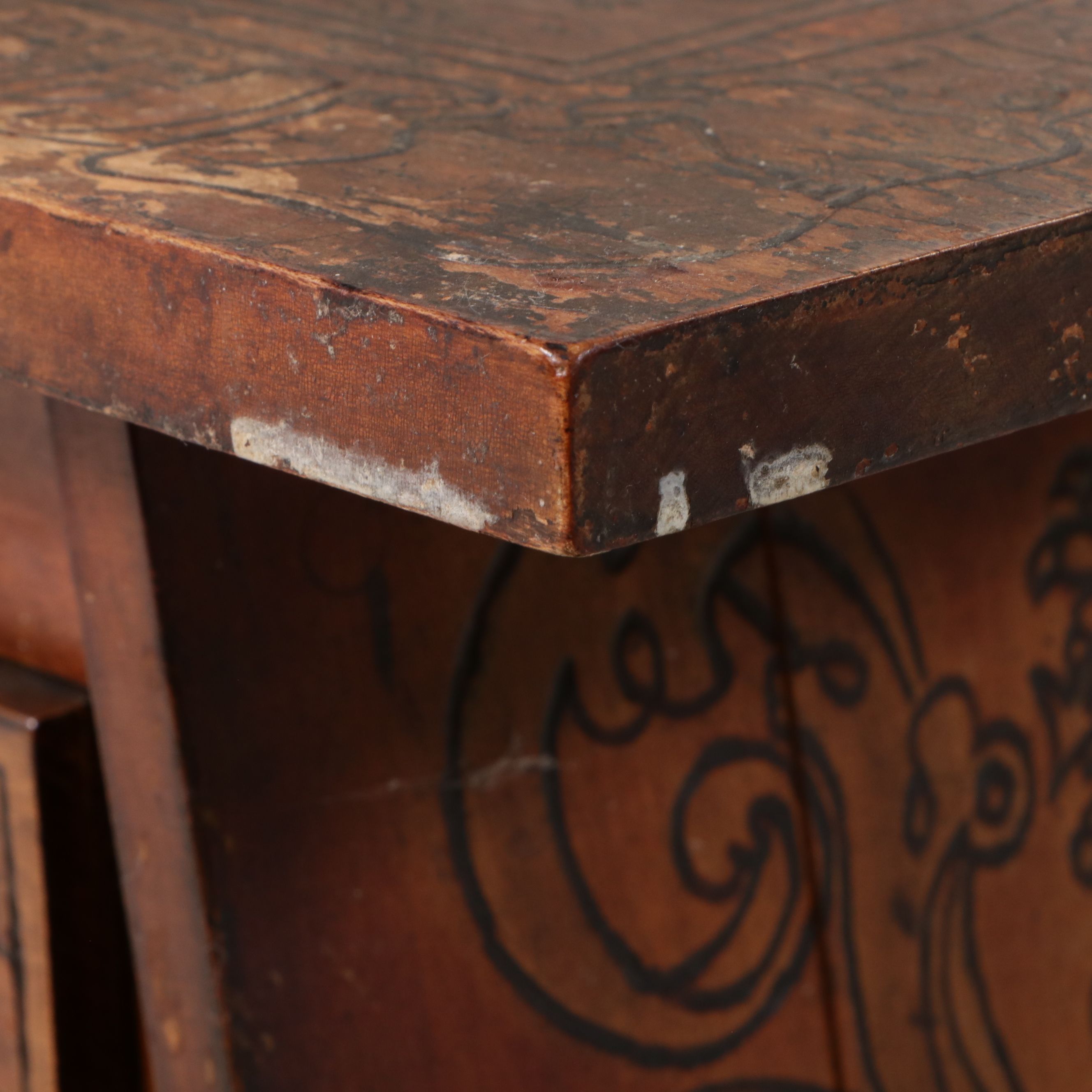 Arts & Crafts Style Single-Drawer Accent Table