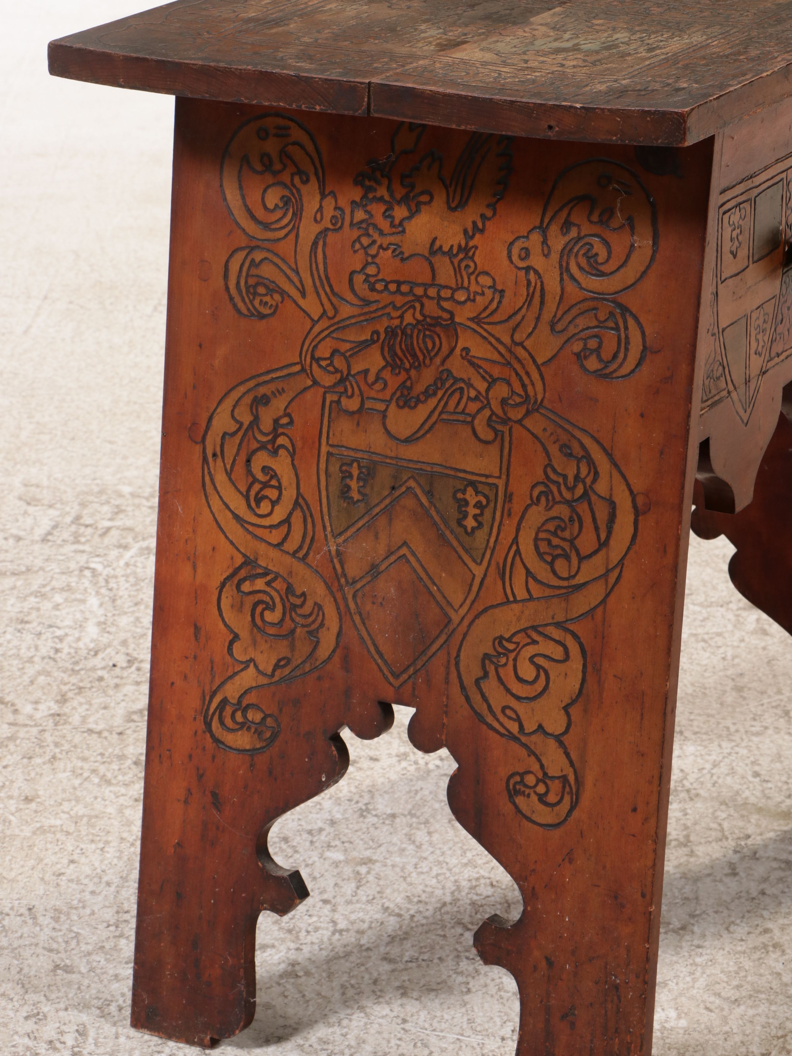 Arts & Crafts Style Single-Drawer Accent Table