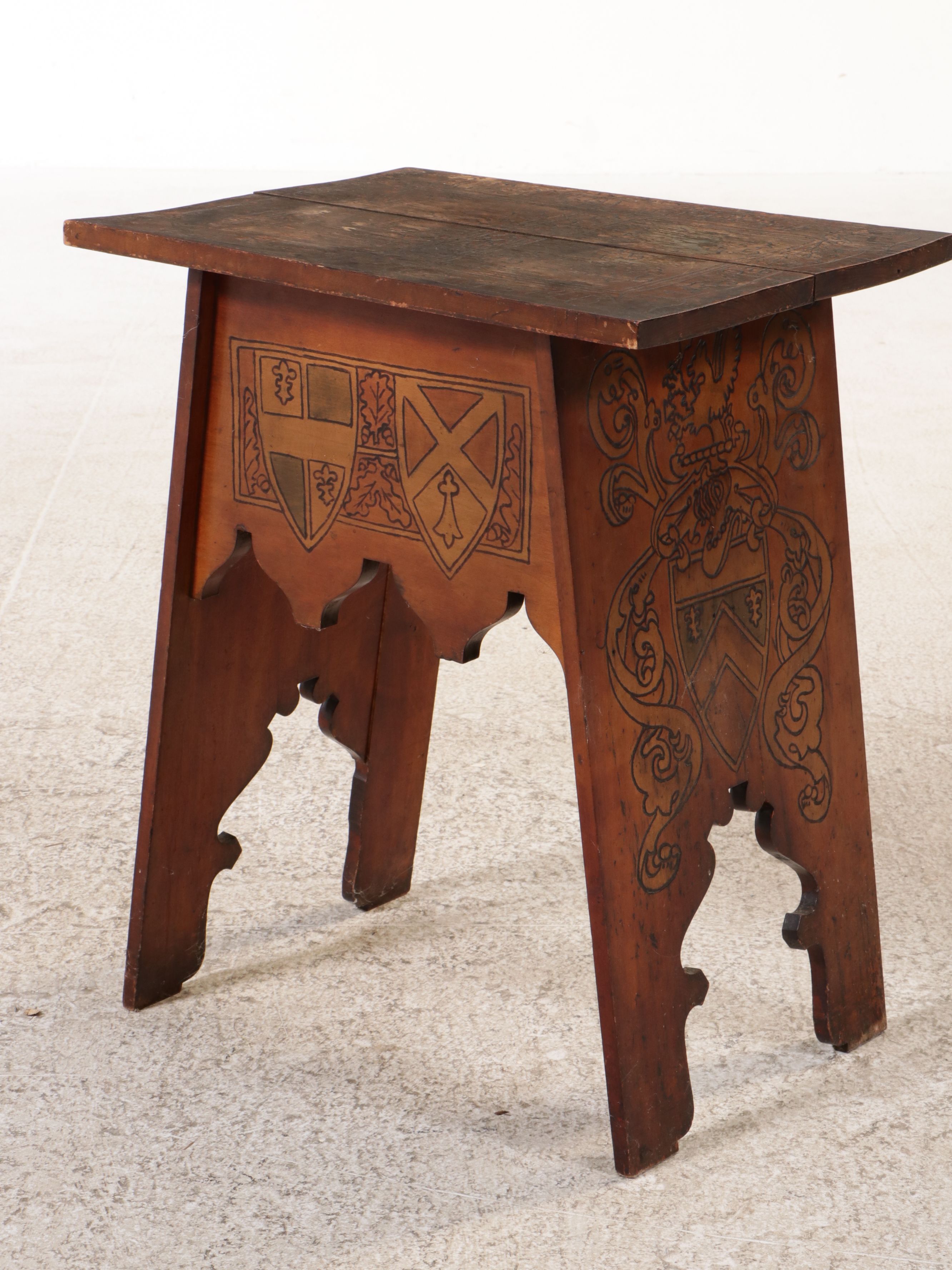 Arts & Crafts Style Single-Drawer Accent Table