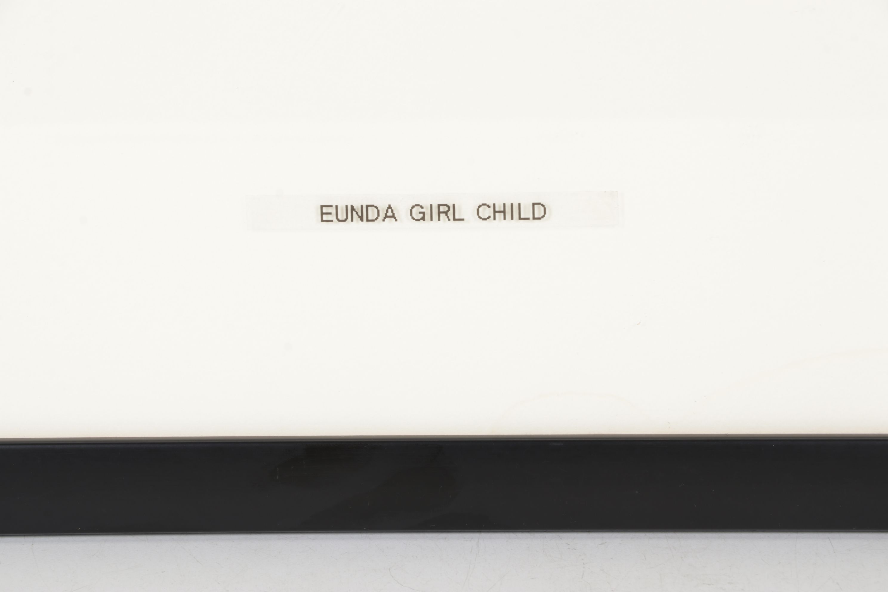 Sepia Toned Carbon Portrait Photograph of Eunda Girl with Toddler