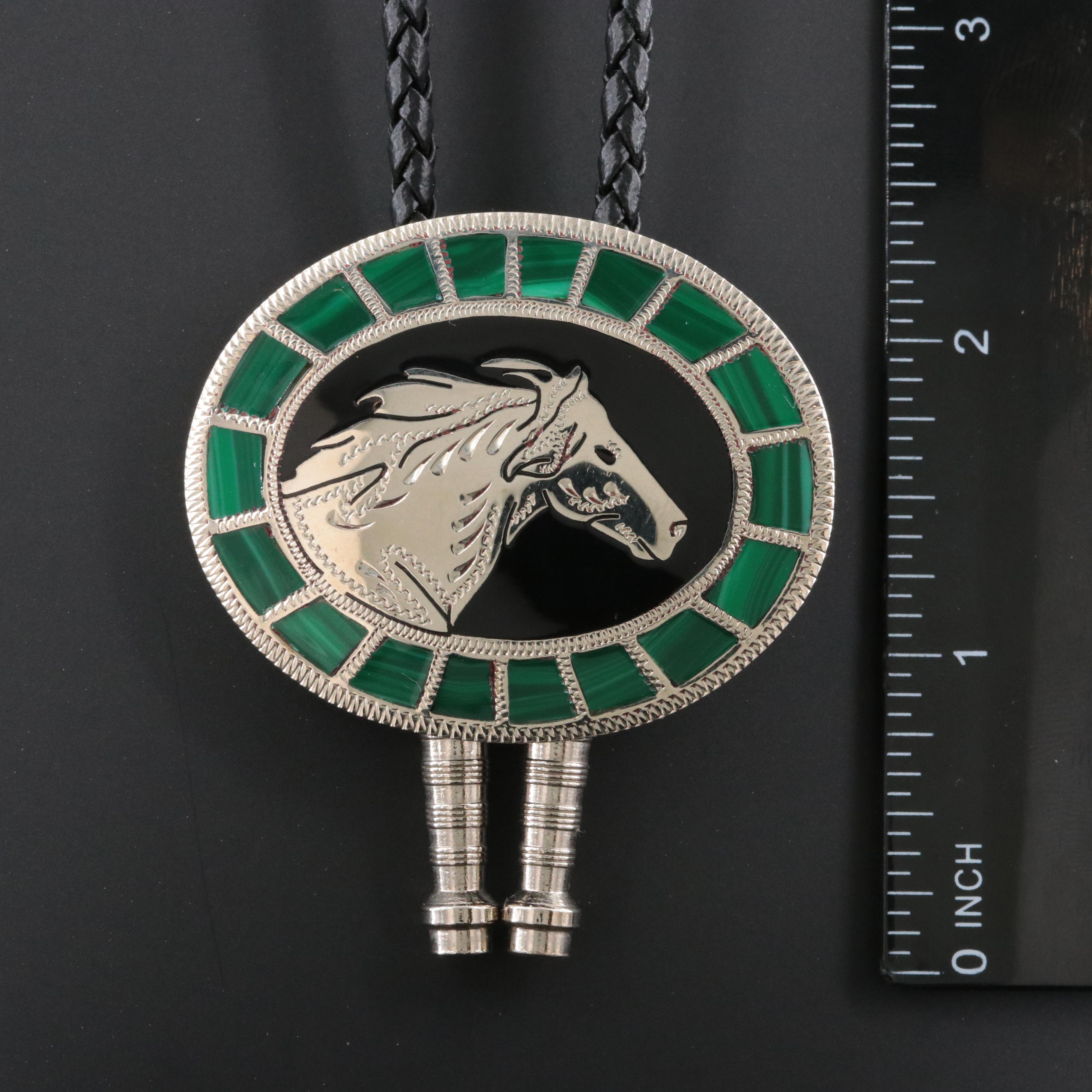 Southwestern Horse Slide Bolo Tie