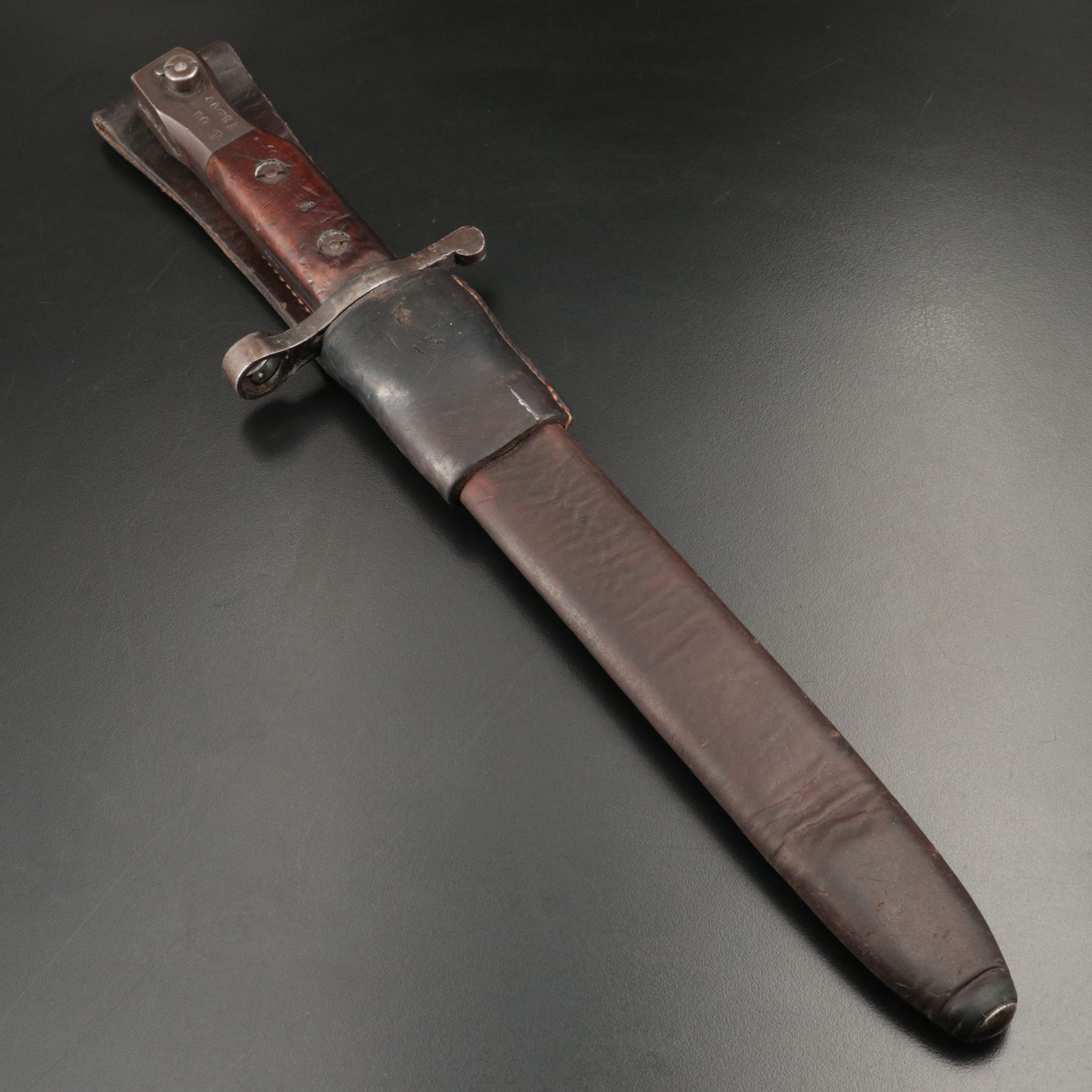 1908 U.S. Ross Rifle Bayonet and Scabbard