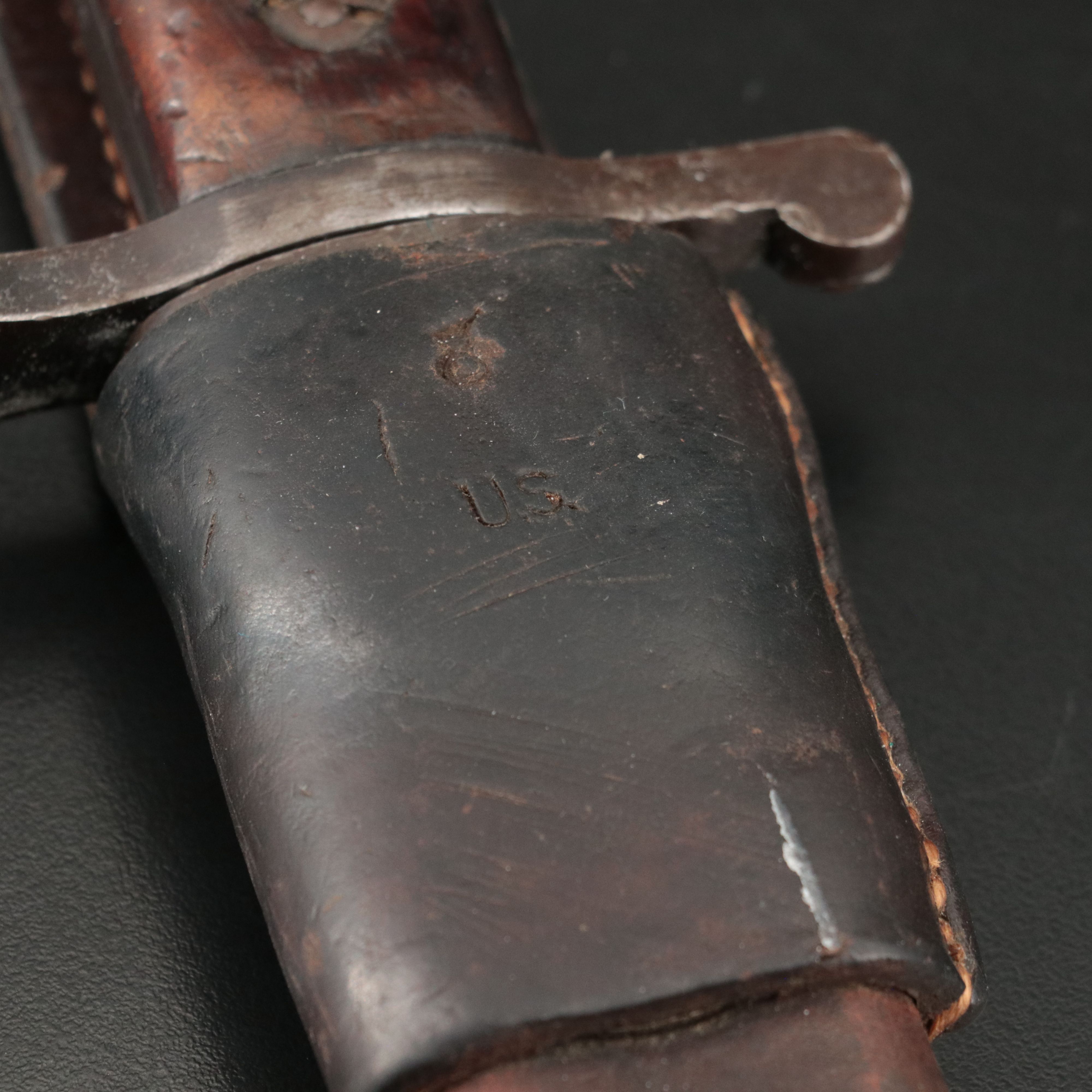 1908 U.S. Ross Rifle Bayonet and Scabbard