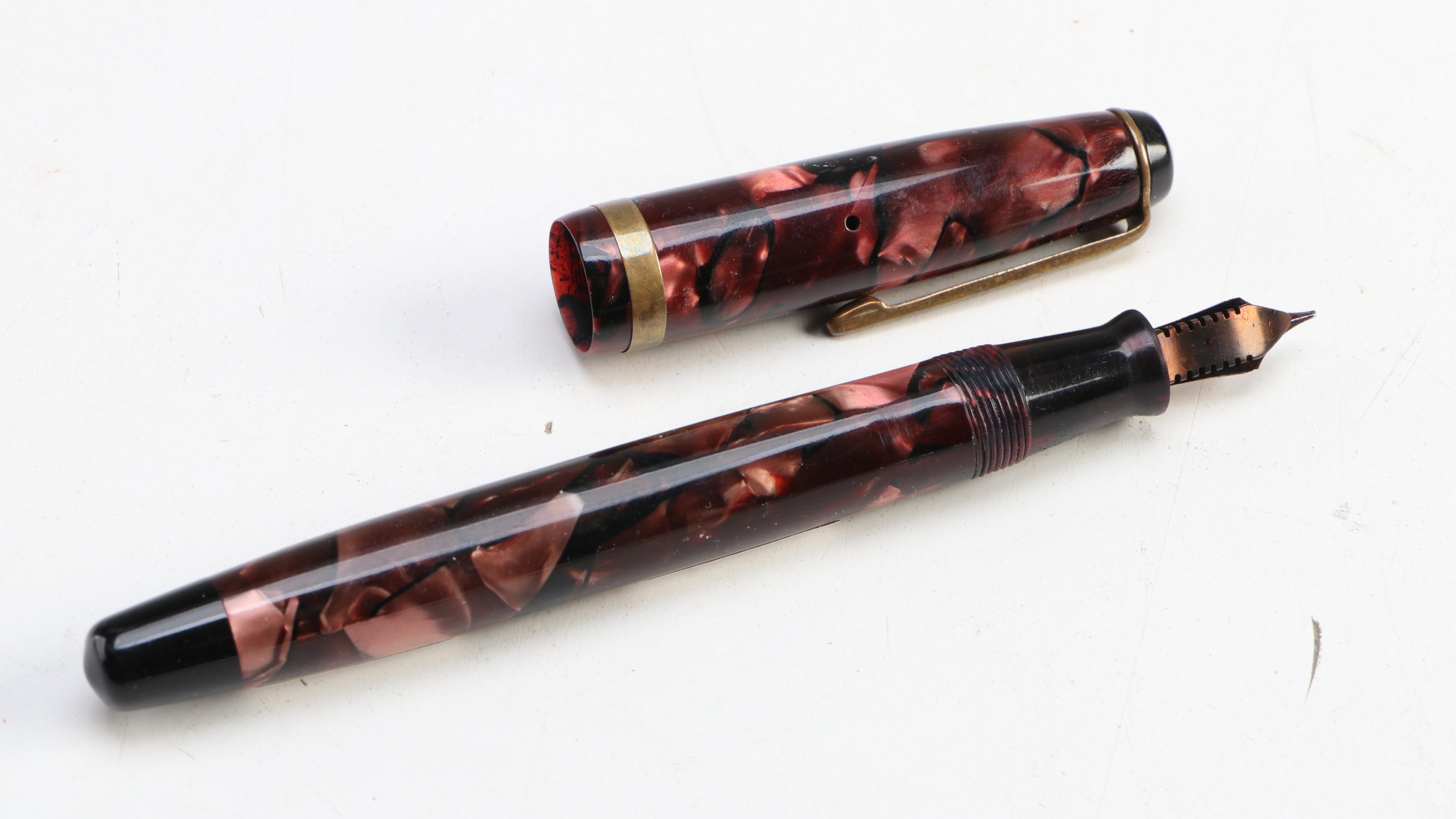 Levenger German Sterling and Parker Challenger Fountain Pens